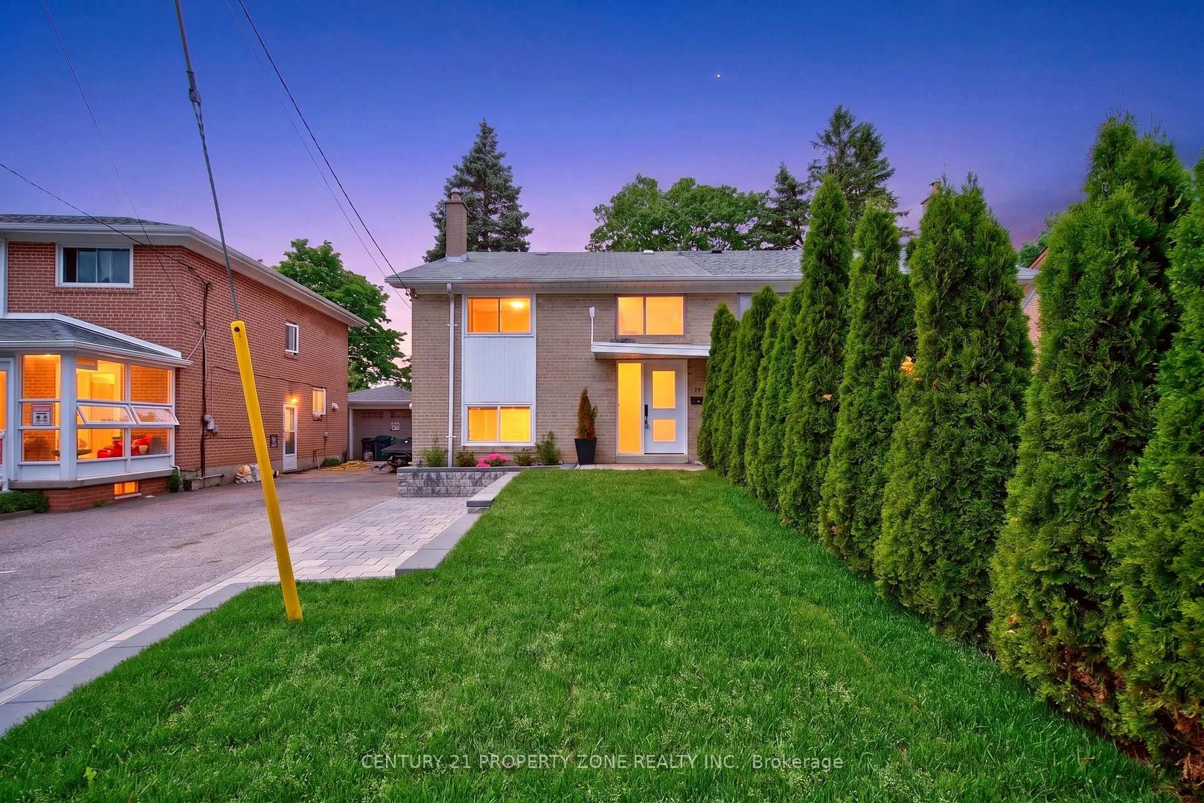 Home with brick exterior material, street for 121 Saint Lucie Dr, Toronto Ontario M9M 1T4