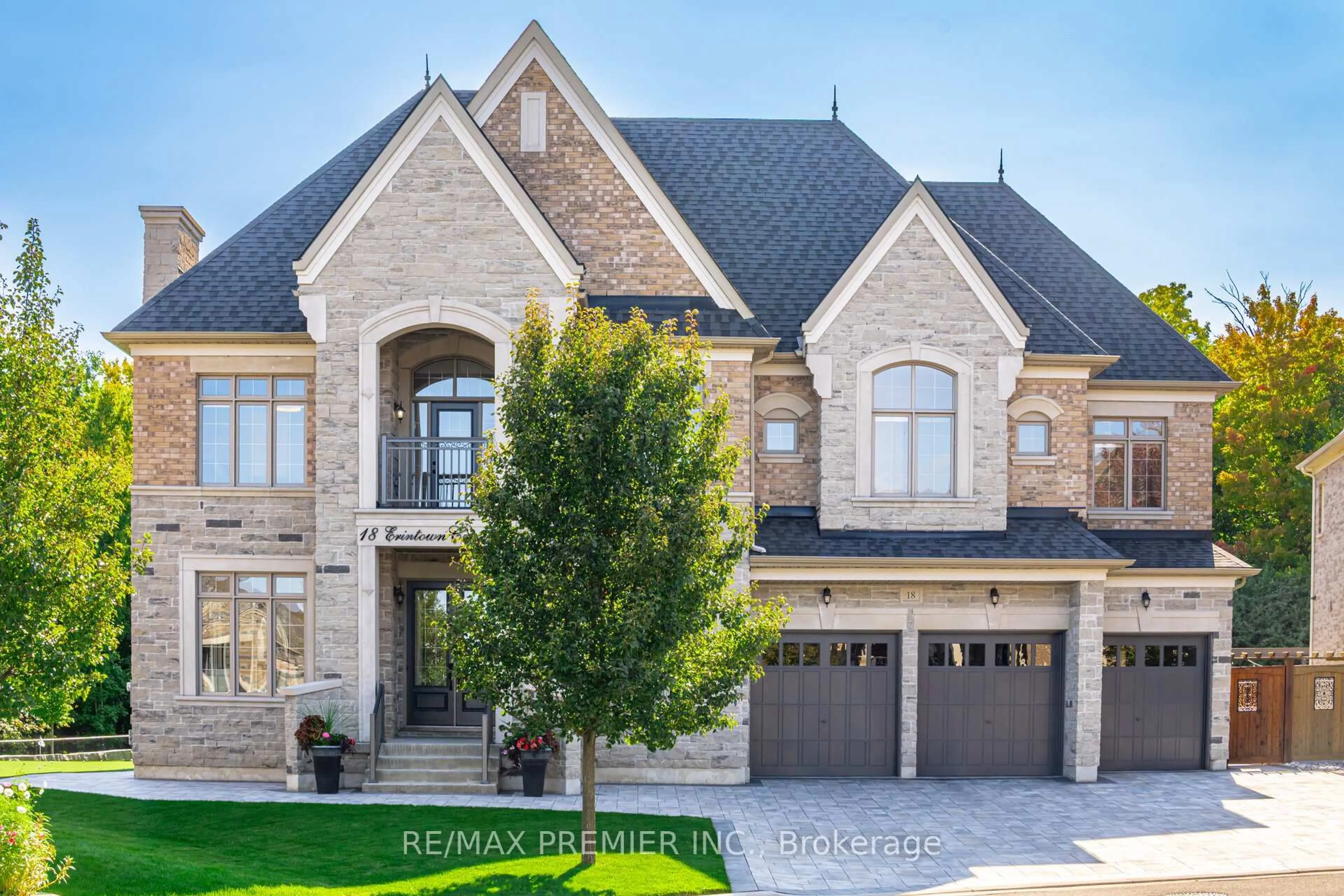 Home with brick exterior material, street for 18 Erintown Cres, Brampton Ontario L6P 4H2