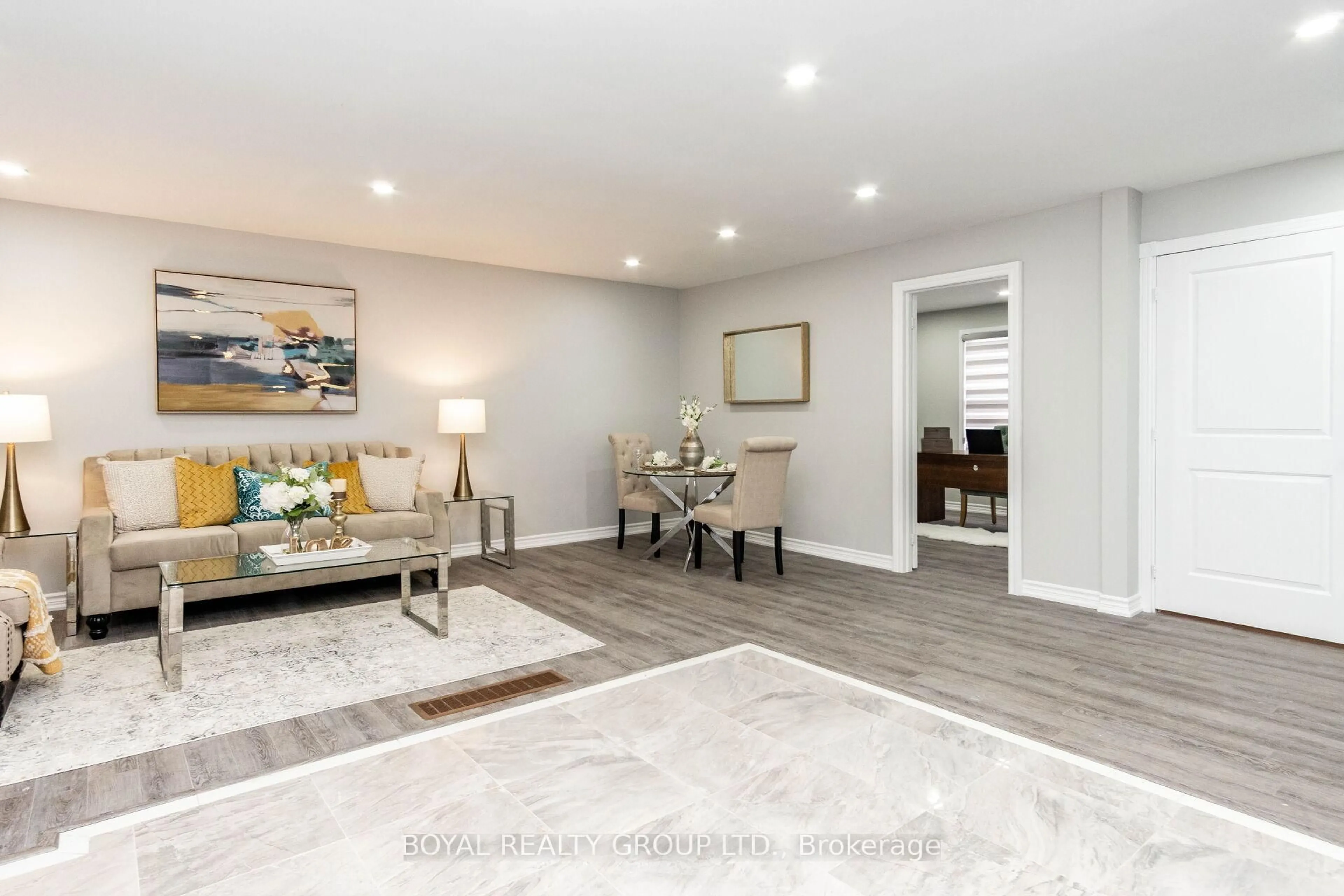 Living room with furniture, unknown for 65 Abell Dr, Brampton Ontario L6V 2W1