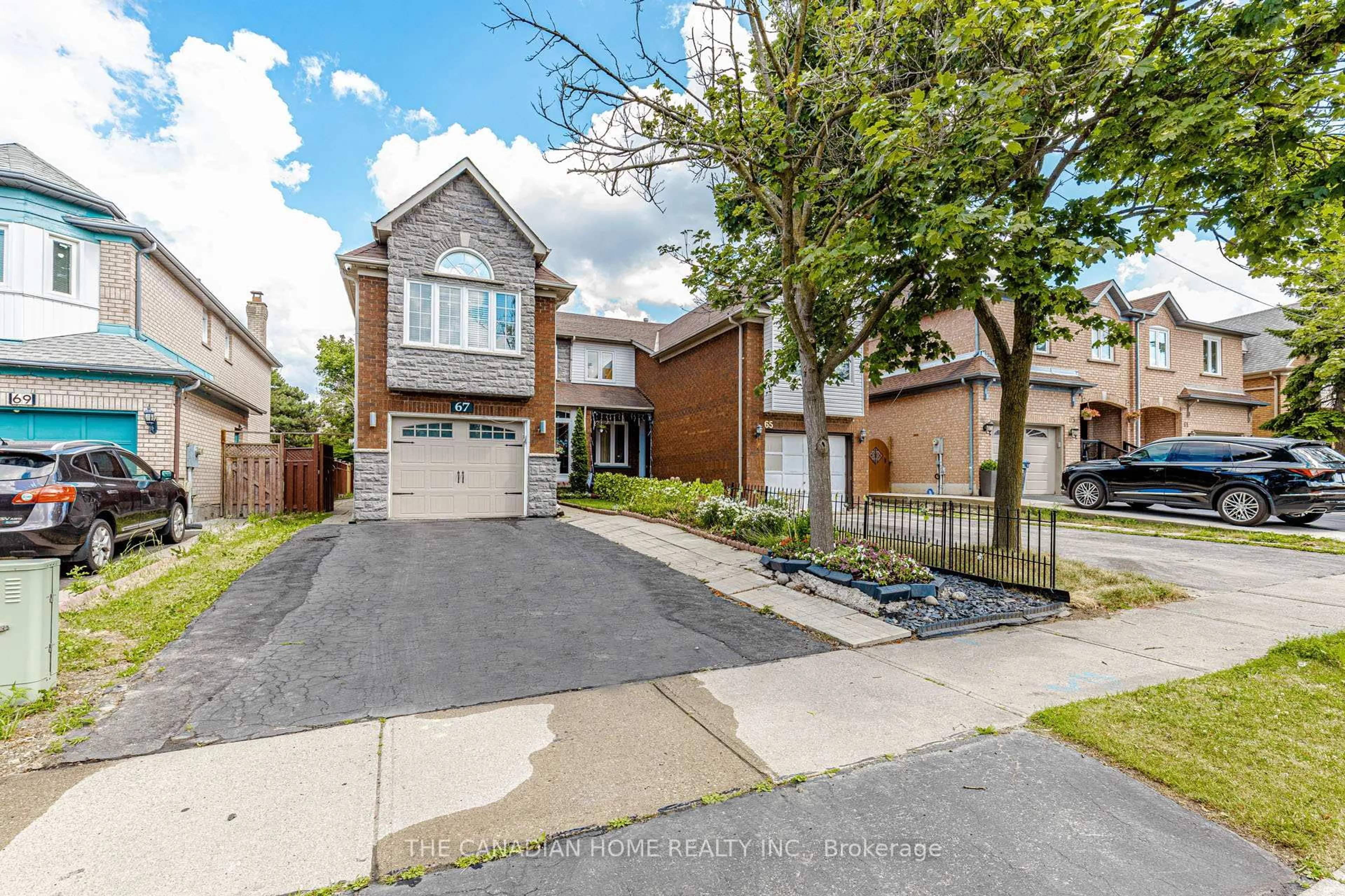 Home with brick exterior material, street for 67 BIGHORN Cres, Brampton Ontario L6R 1G7