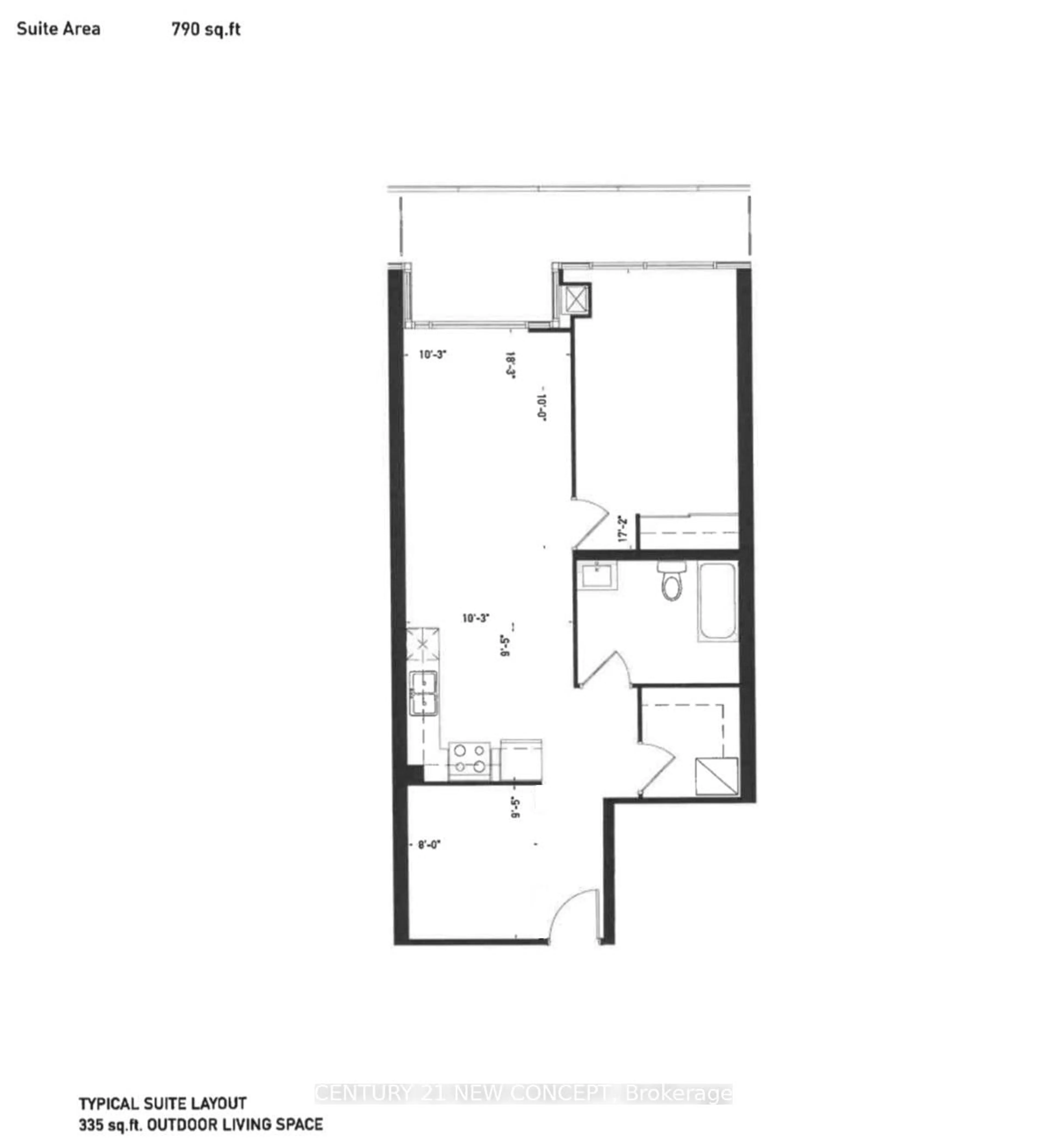 Floor plan for 2485 Taunton Rd #234, Oakville Ontario L6H 3R8
