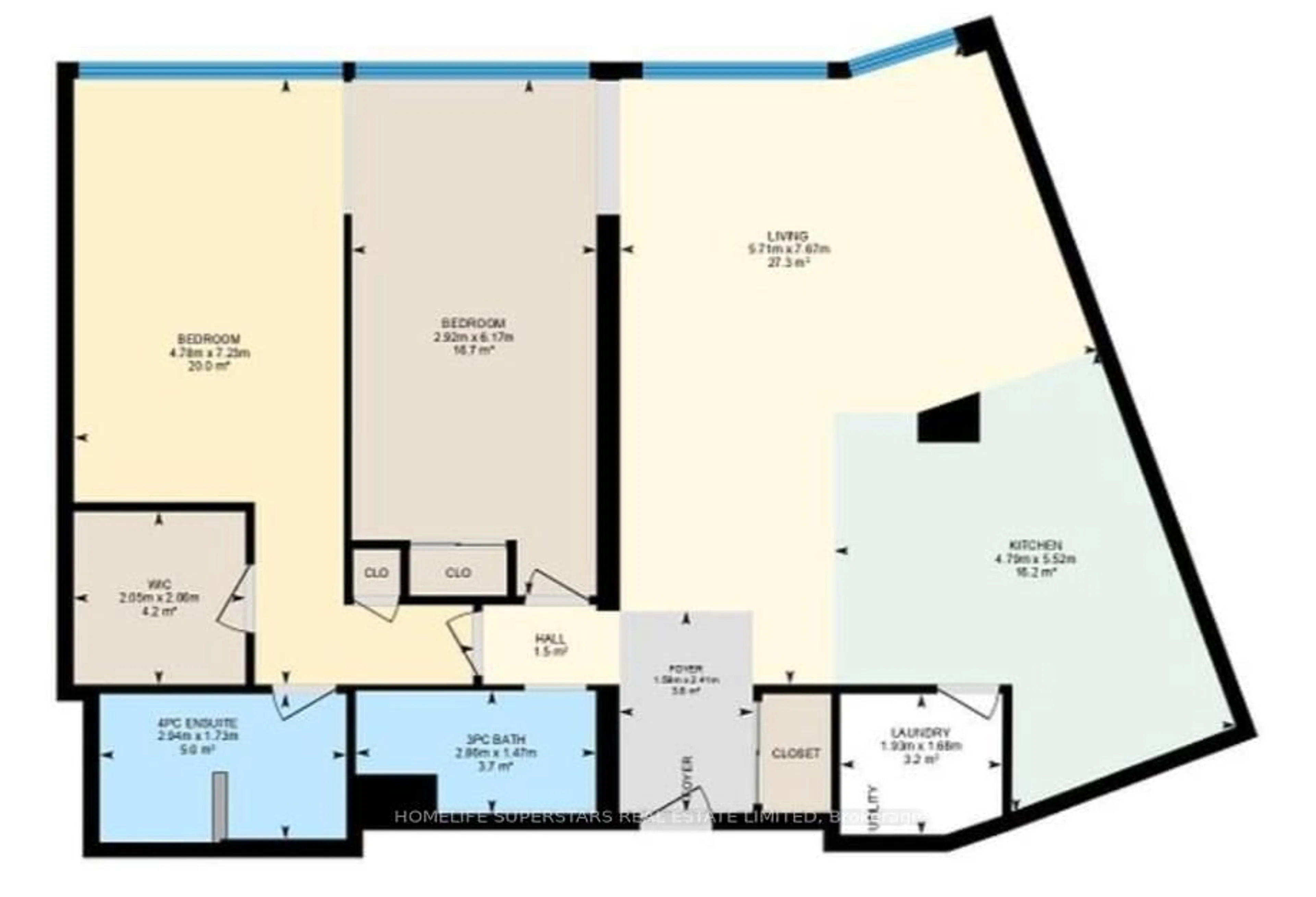 Floor plan for 4235 Sherwoodtowne Blvd #605, Mississauga Ontario L4Z 1W3