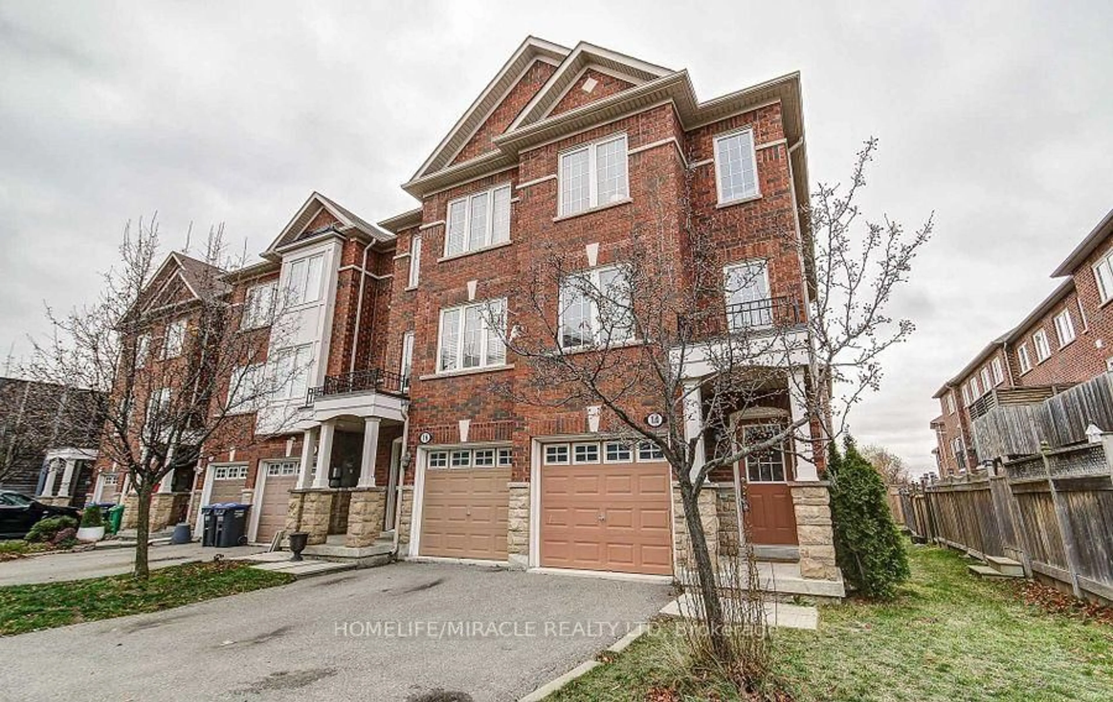 Home with brick exterior material, street for 14 Rock Haven Lane, Brampton Ontario L6X 0H2