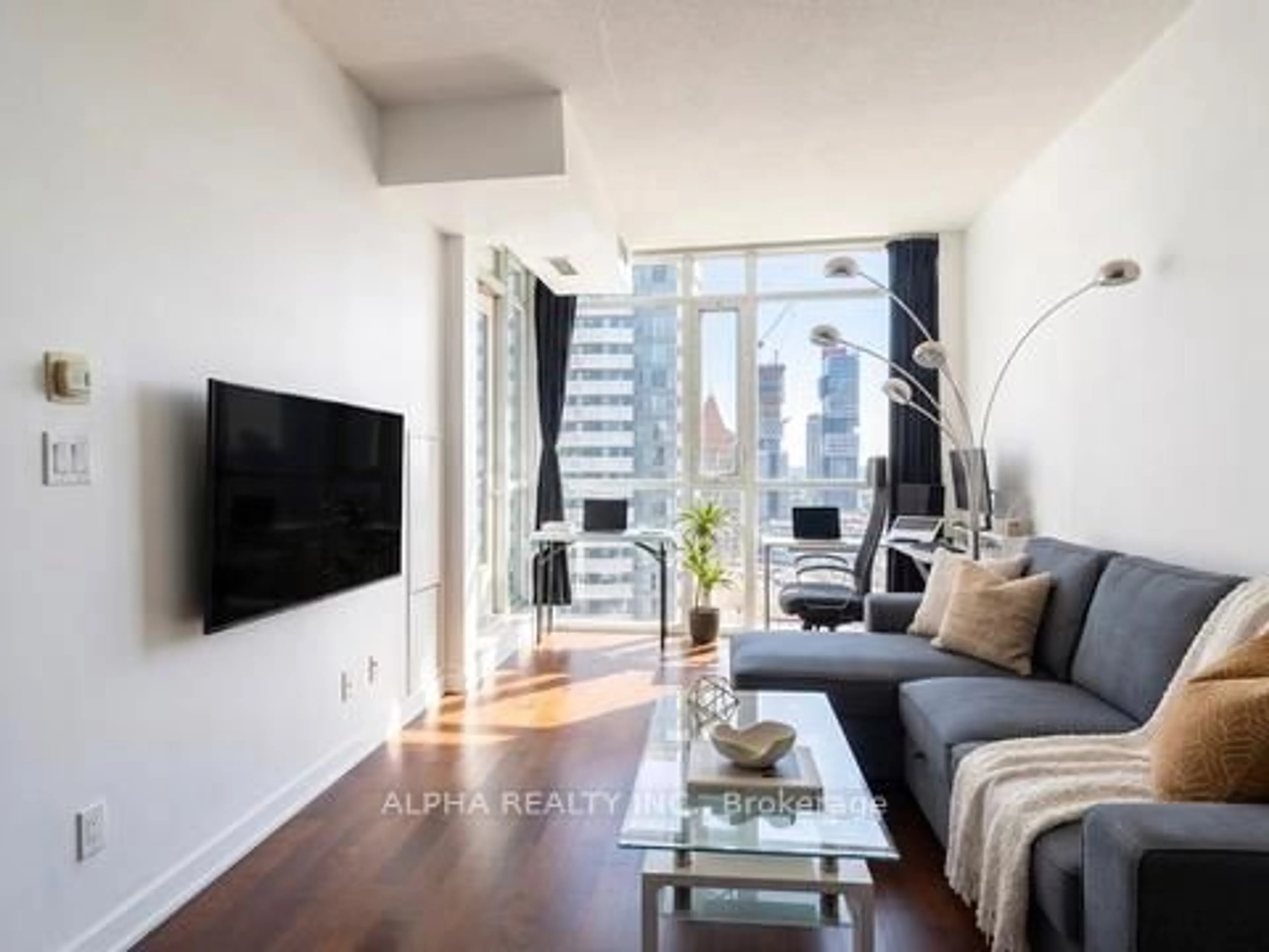 Living room with furniture, unknown for 4065 Brickstone Mews #2801, Mississauga Ontario L5B 0G3