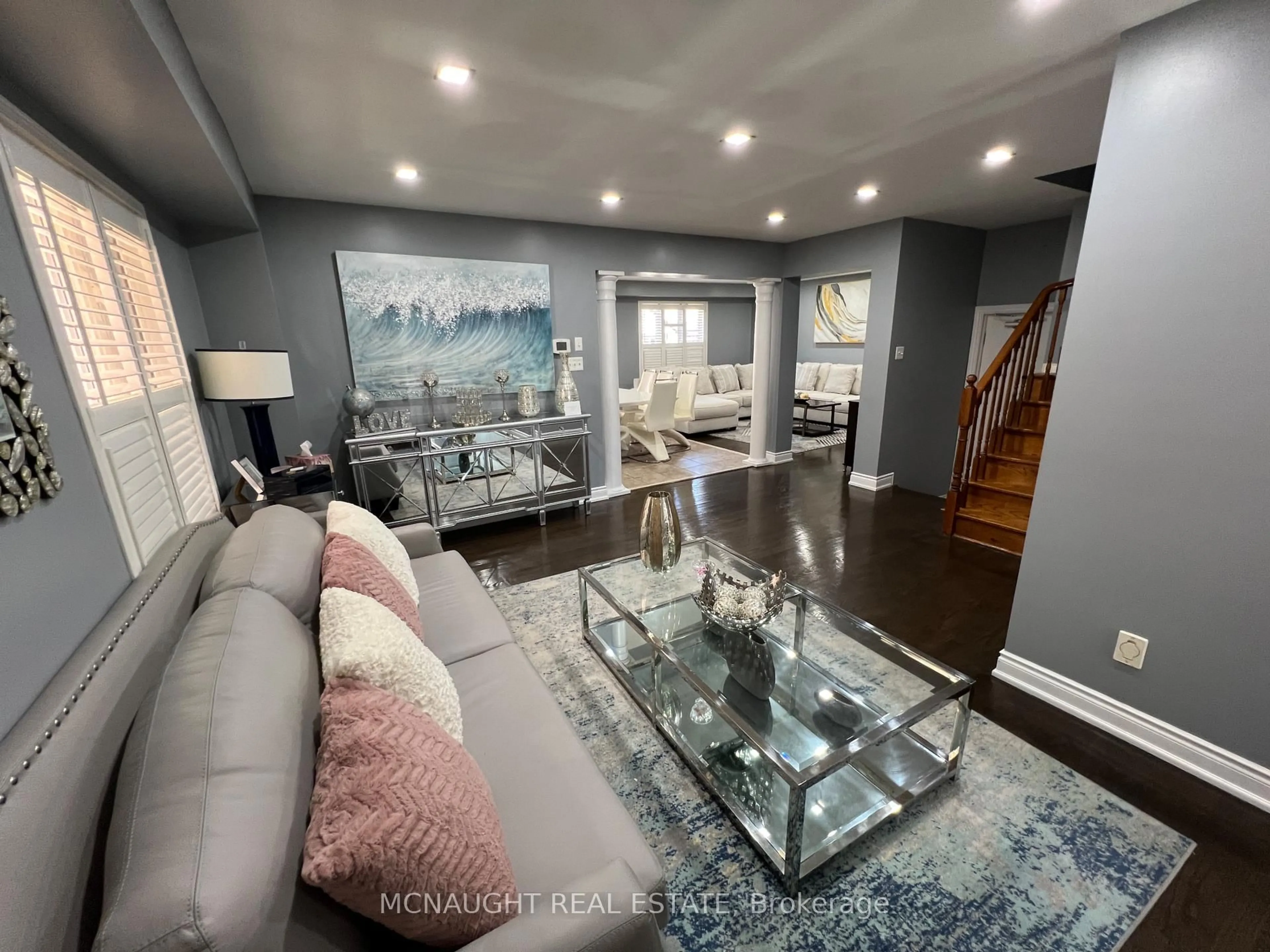 Living room with furniture, unknown for 117 Crown Victoria Dr, Brampton Ontario L7A 3X9