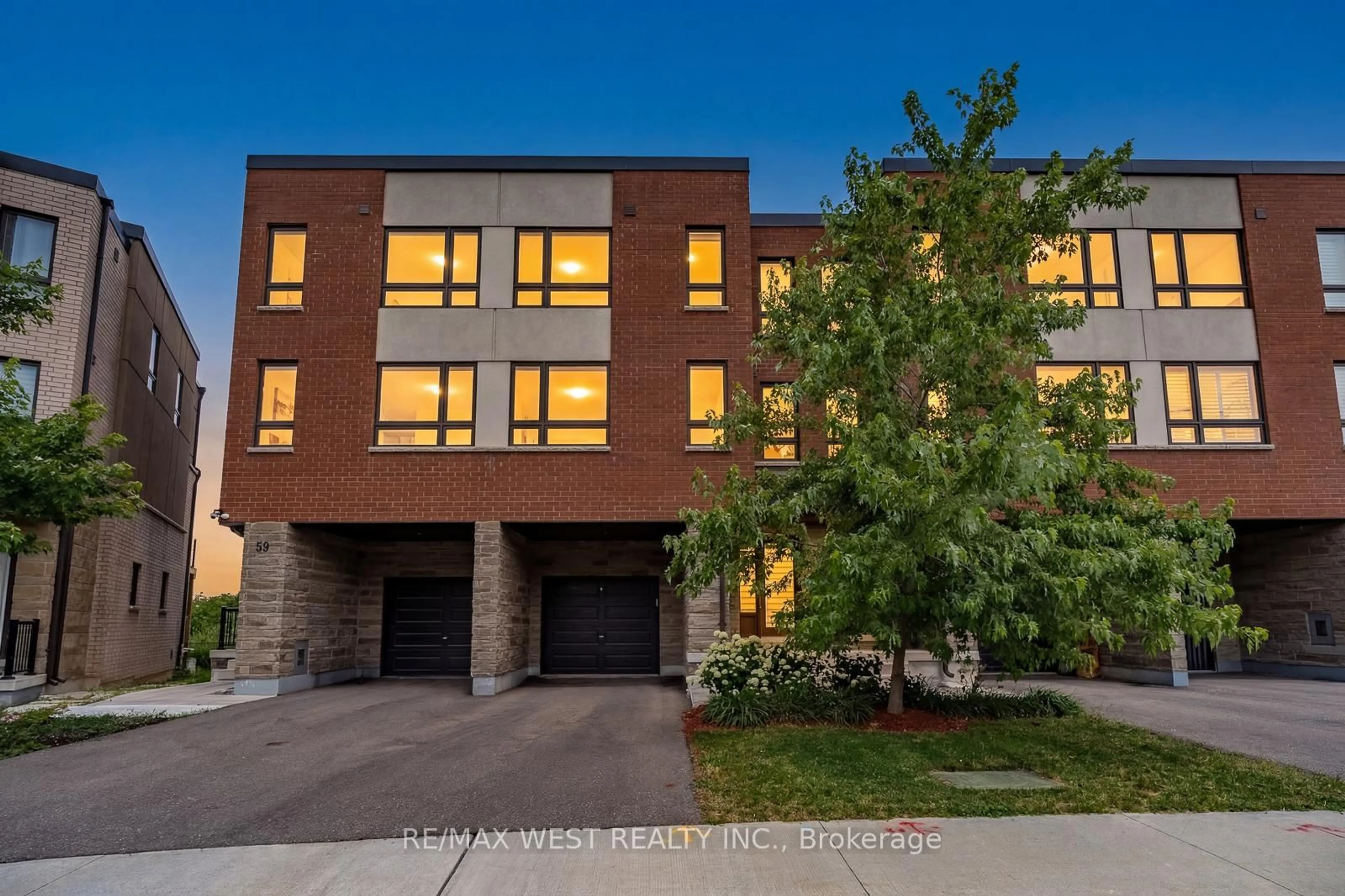 Home with brick exterior material, street for 57 Woodstream Dr, Toronto Ontario M9W 0G1