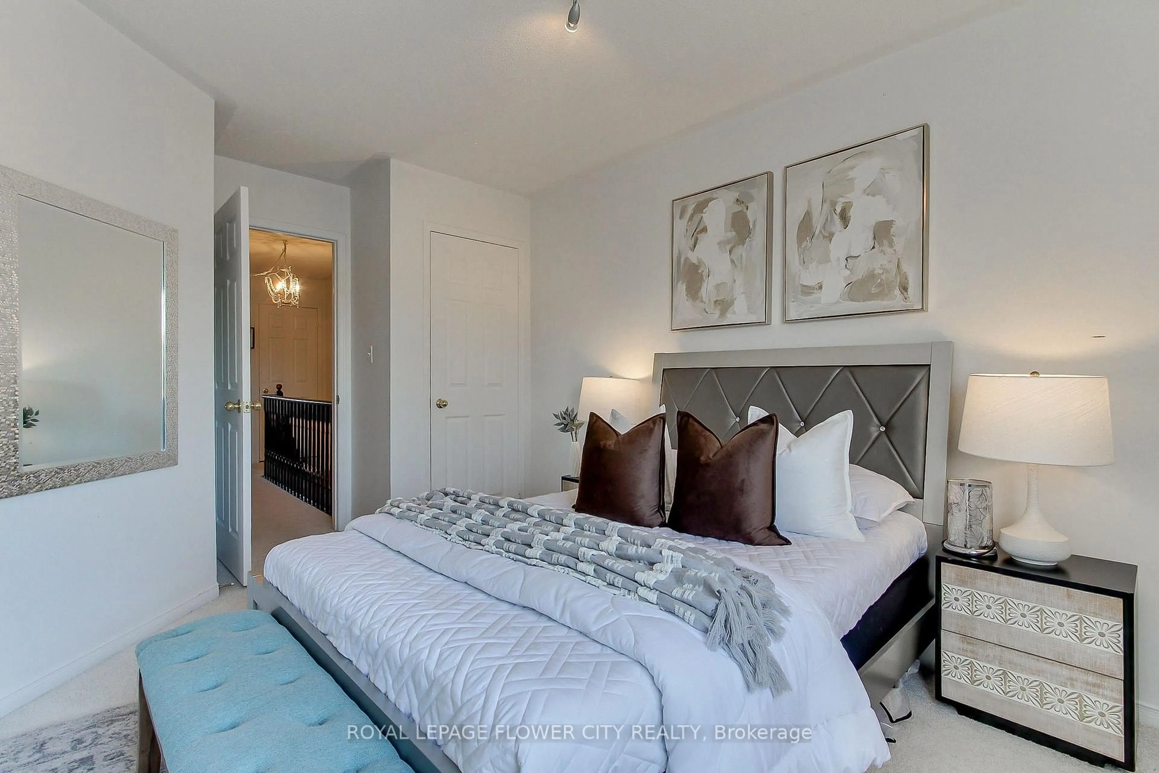 Bedroom with bed, unknown for 3950 Erin Centre Blvd #3, Mississauga Ontario L5M 0A5