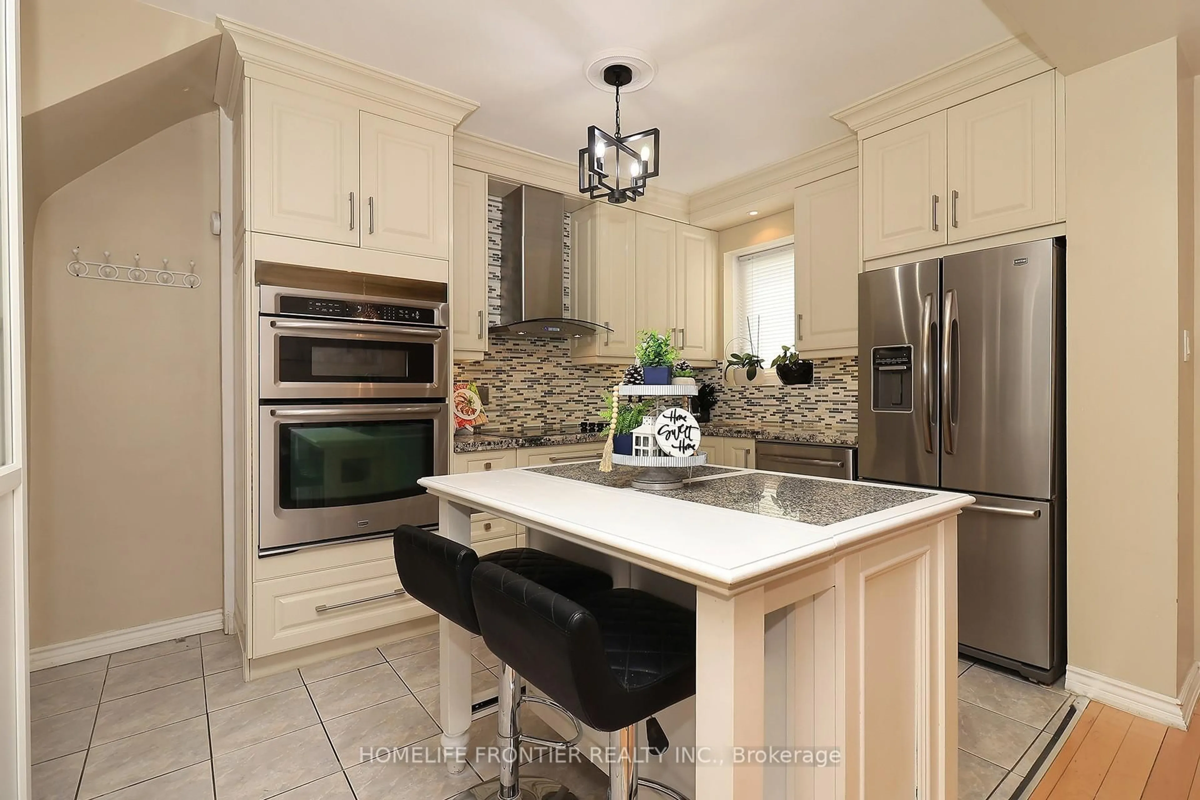 Contemporary kitchen, ceramic/tile floor for 12 Porter Ave, Toronto Ontario M6N 2G9