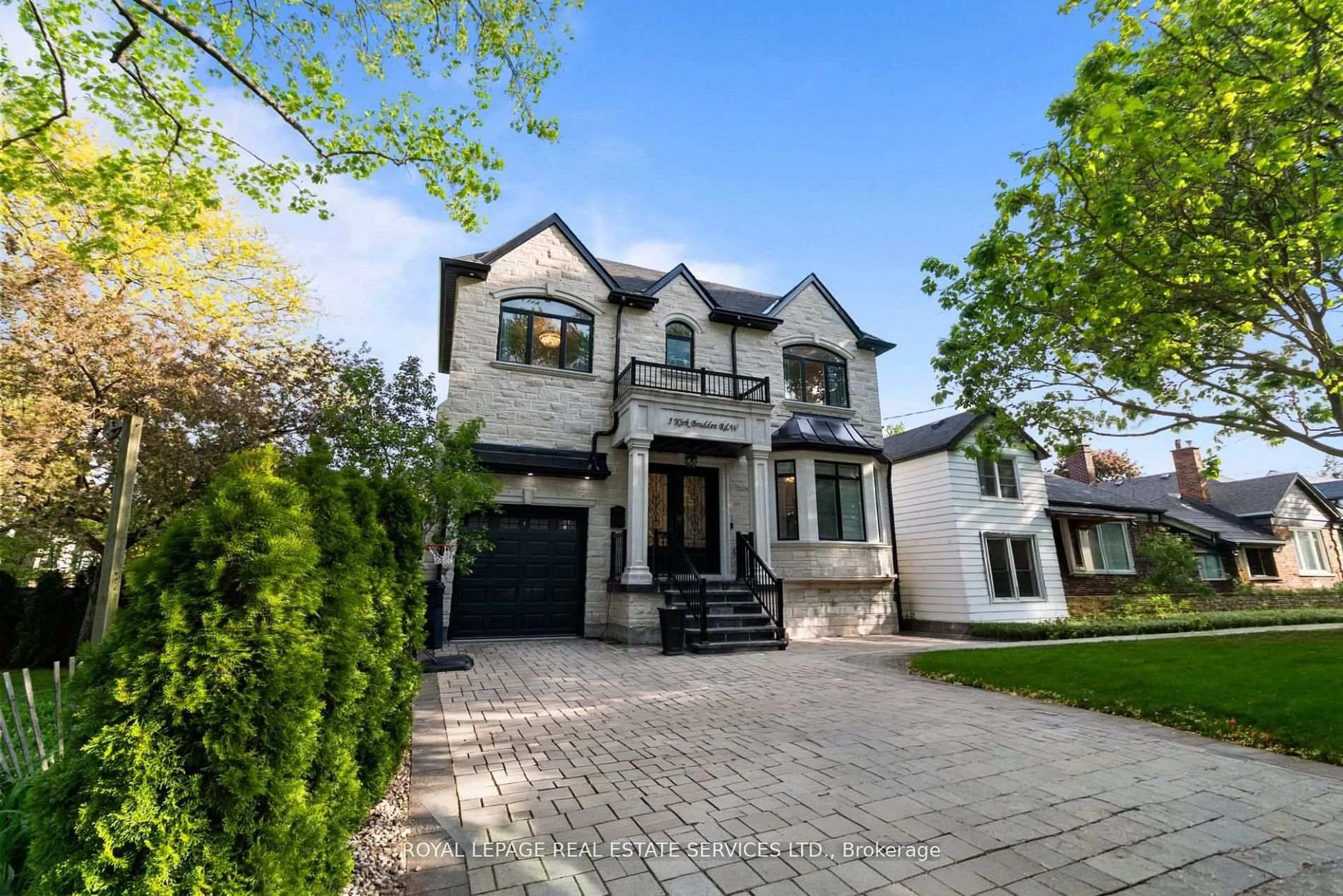 Home with brick exterior material, street for 5 Kirk Bradden Rd, Toronto Ontario M8Y 2G1