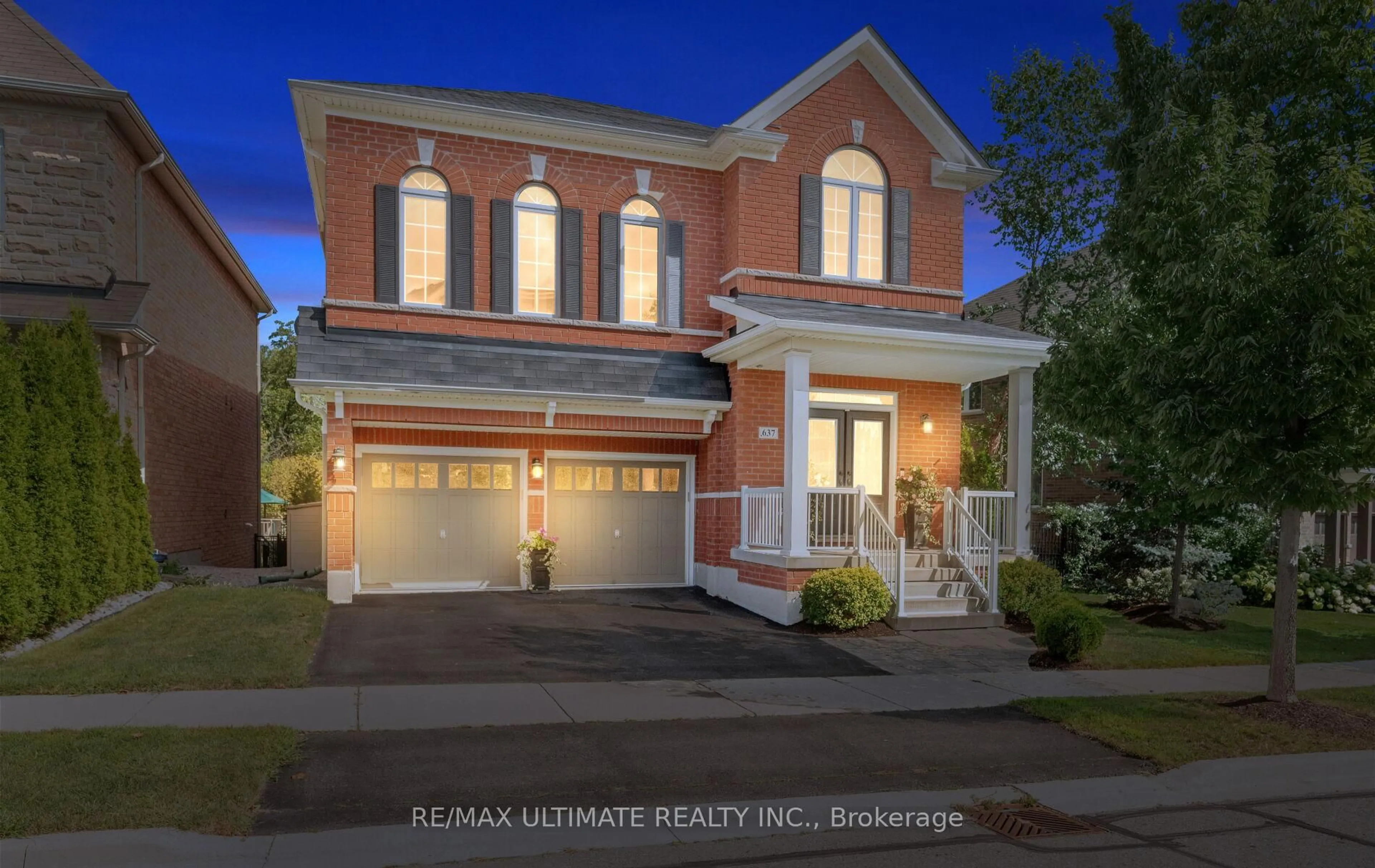Home with brick exterior material, street for 637 Wettlaufer Terr, Milton Ontario L9T 8N1