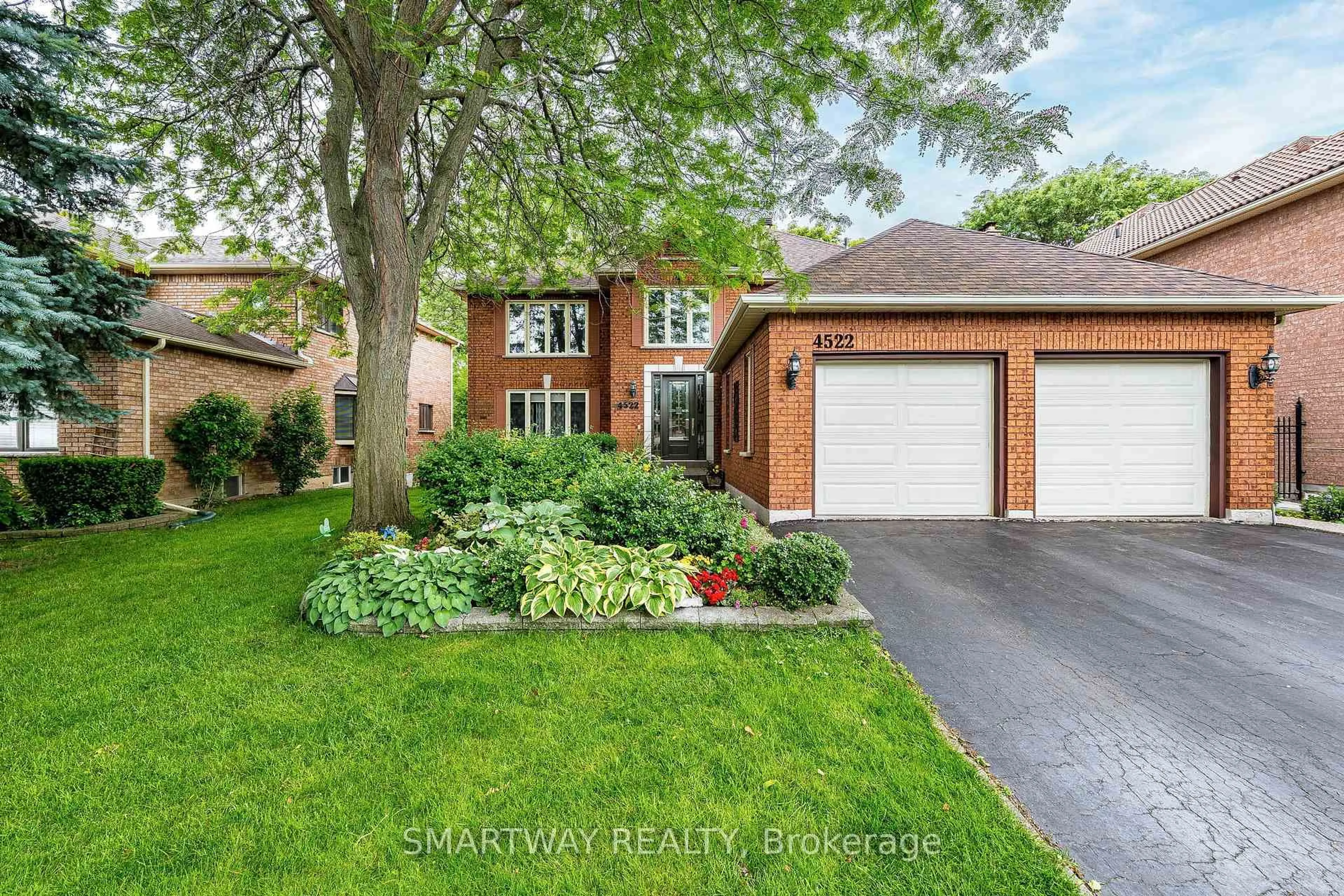 Home with brick exterior material, street for 4522 Badminton Dr, Mississauga Ontario L5M 3H7