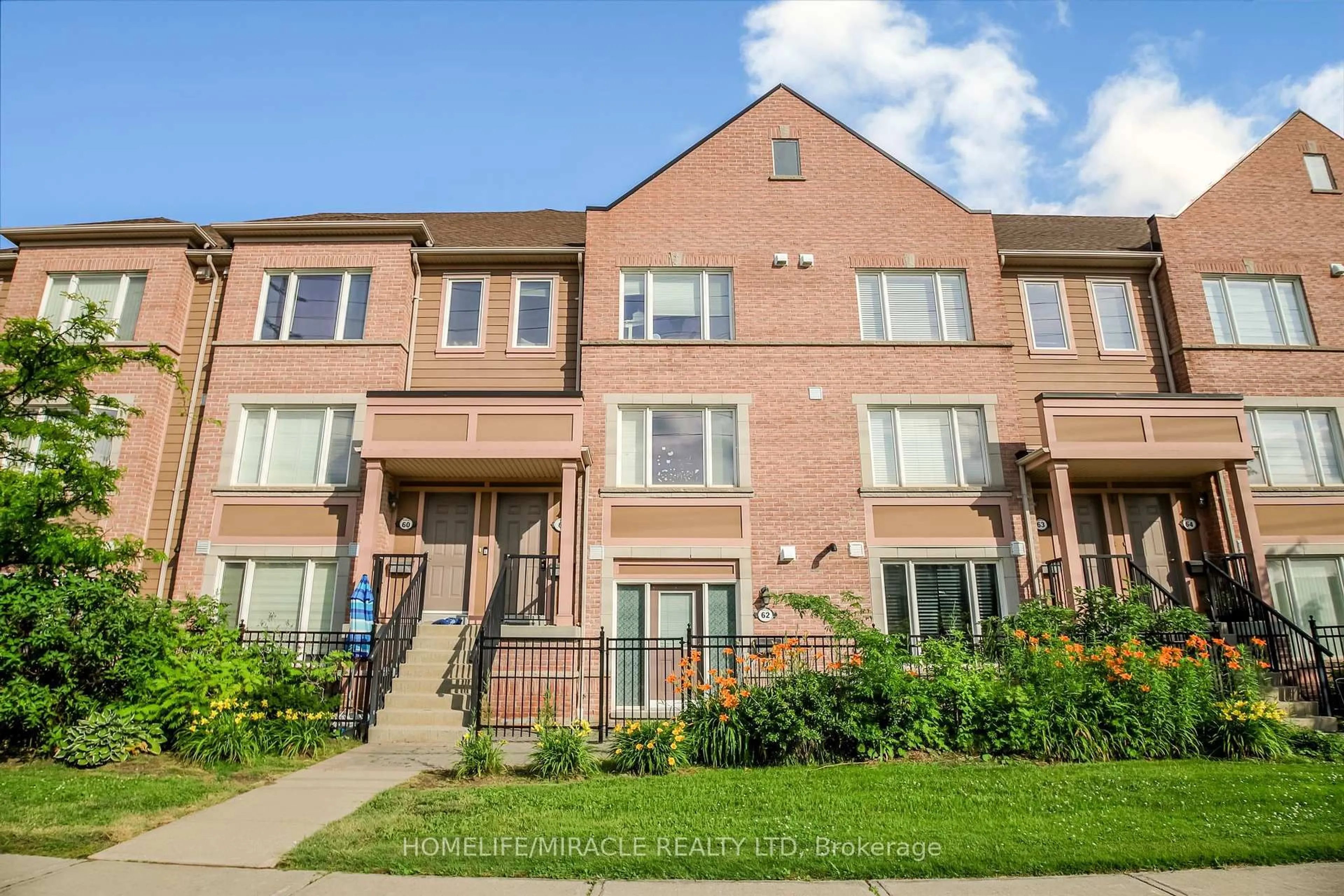 Home with brick exterior material, street for 3056 Eglinton Ave #62, Mississauga Ontario L5M 8E4