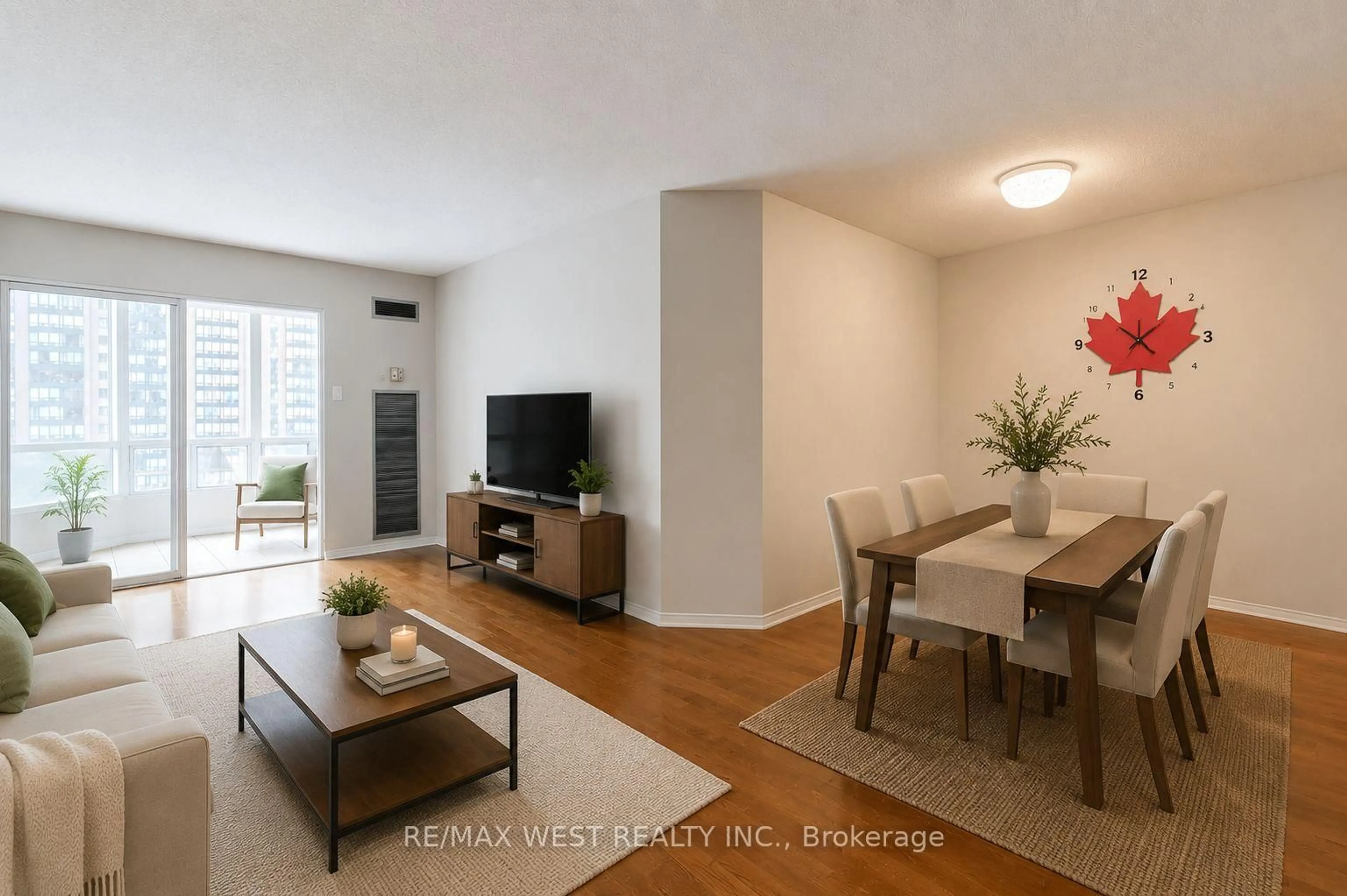 Living room with furniture, unknown for 115 Hillcrest Ave #610, Mississauga Ontario L5B 3Y9
