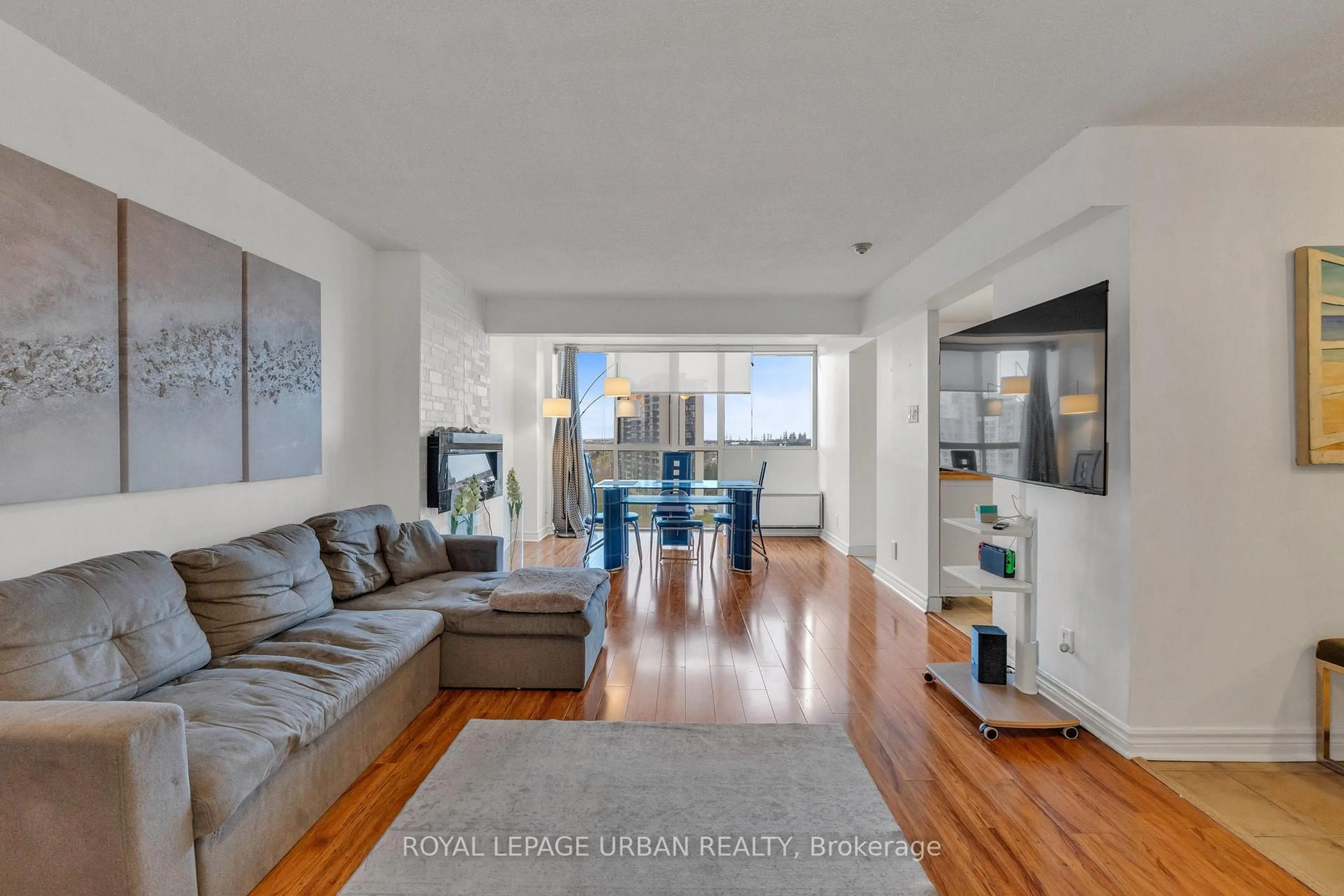 Living room with furniture, unknown for 61 Markbrook Lane #1210, Toronto Ontario M9V 5E7