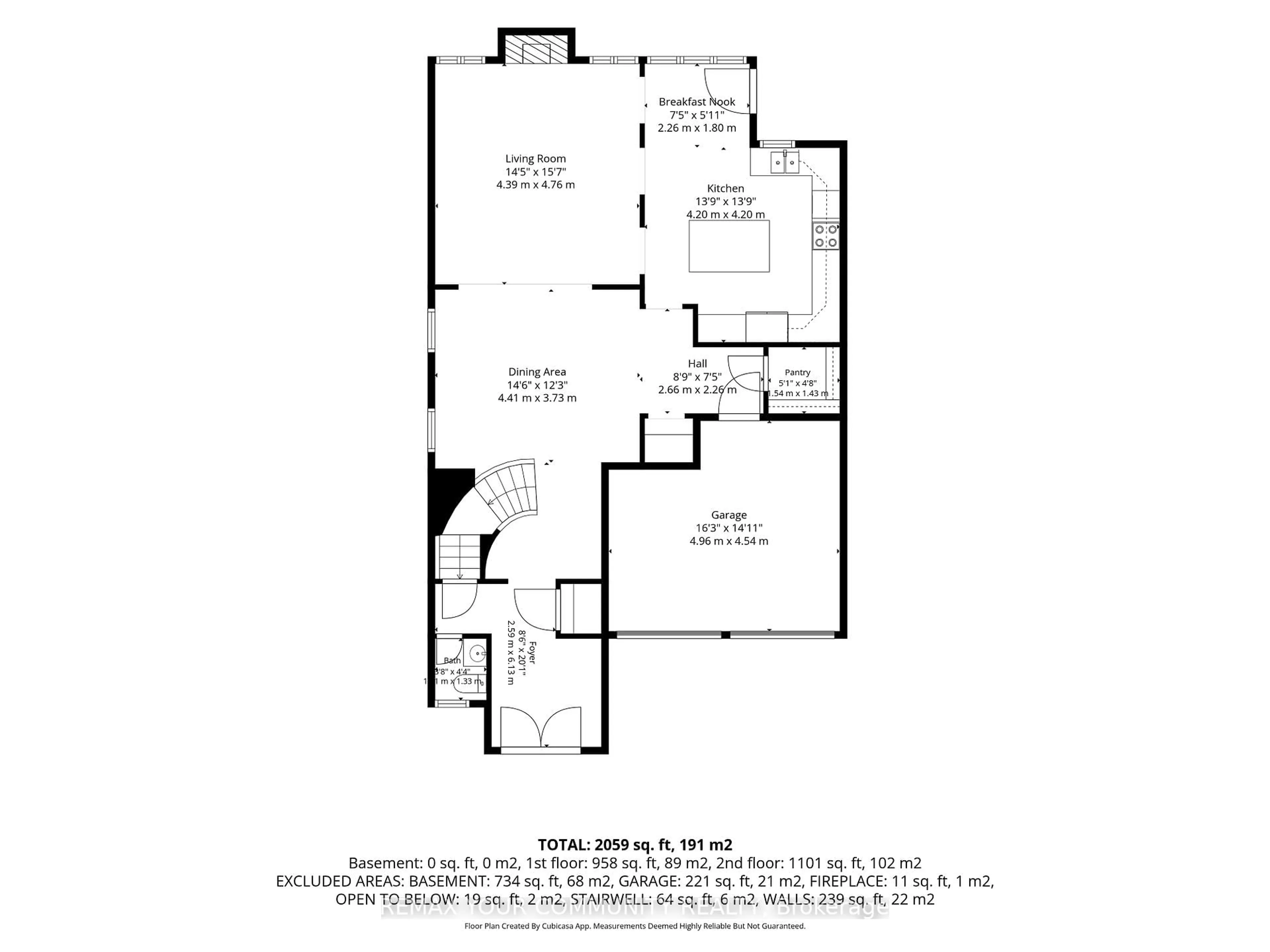 Floor plan for 3166 Carding Mill Tr, Oakville Ontario L6M 4M1