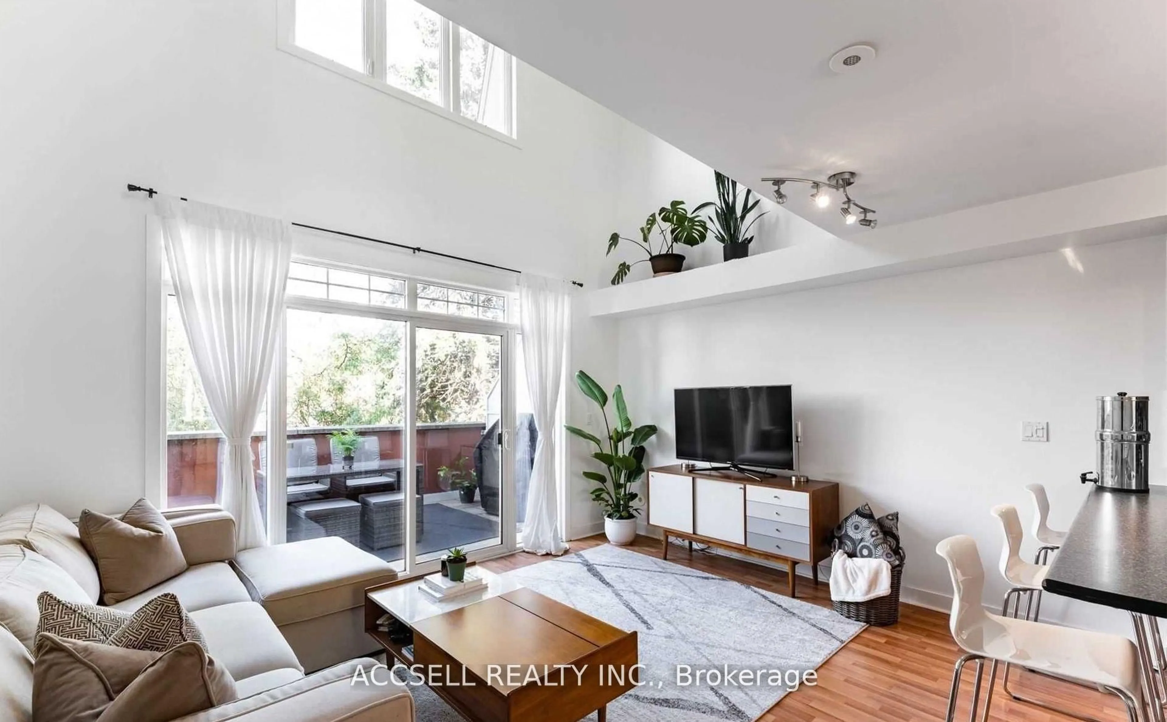 Living room with furniture, unknown for 3400 Lake Shore Blvd #229, Toronto Ontario M8W 4Z9