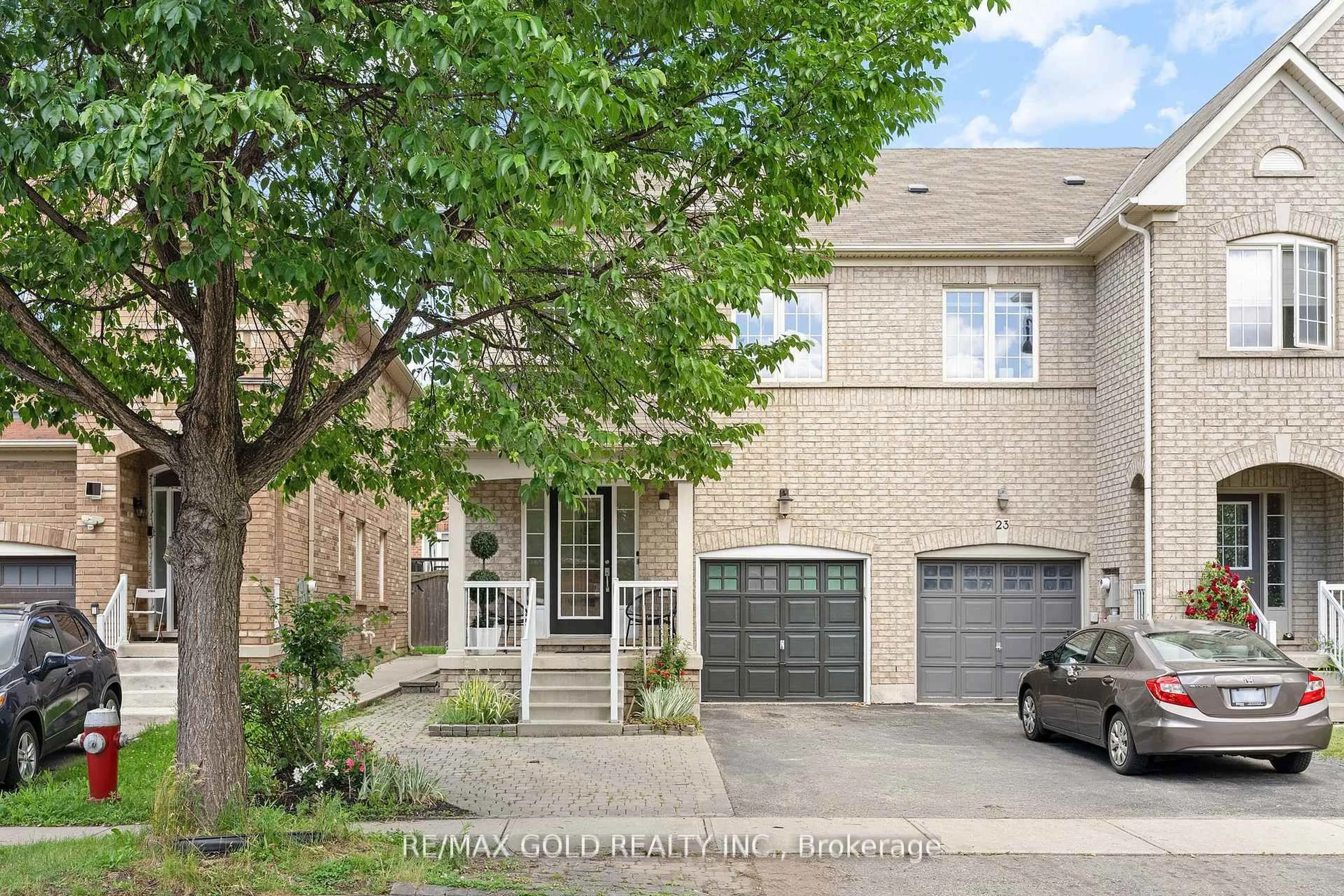 Home with brick exterior material, street for 25 Frenchpark Circ, Brampton Ontario L6X 0Y5