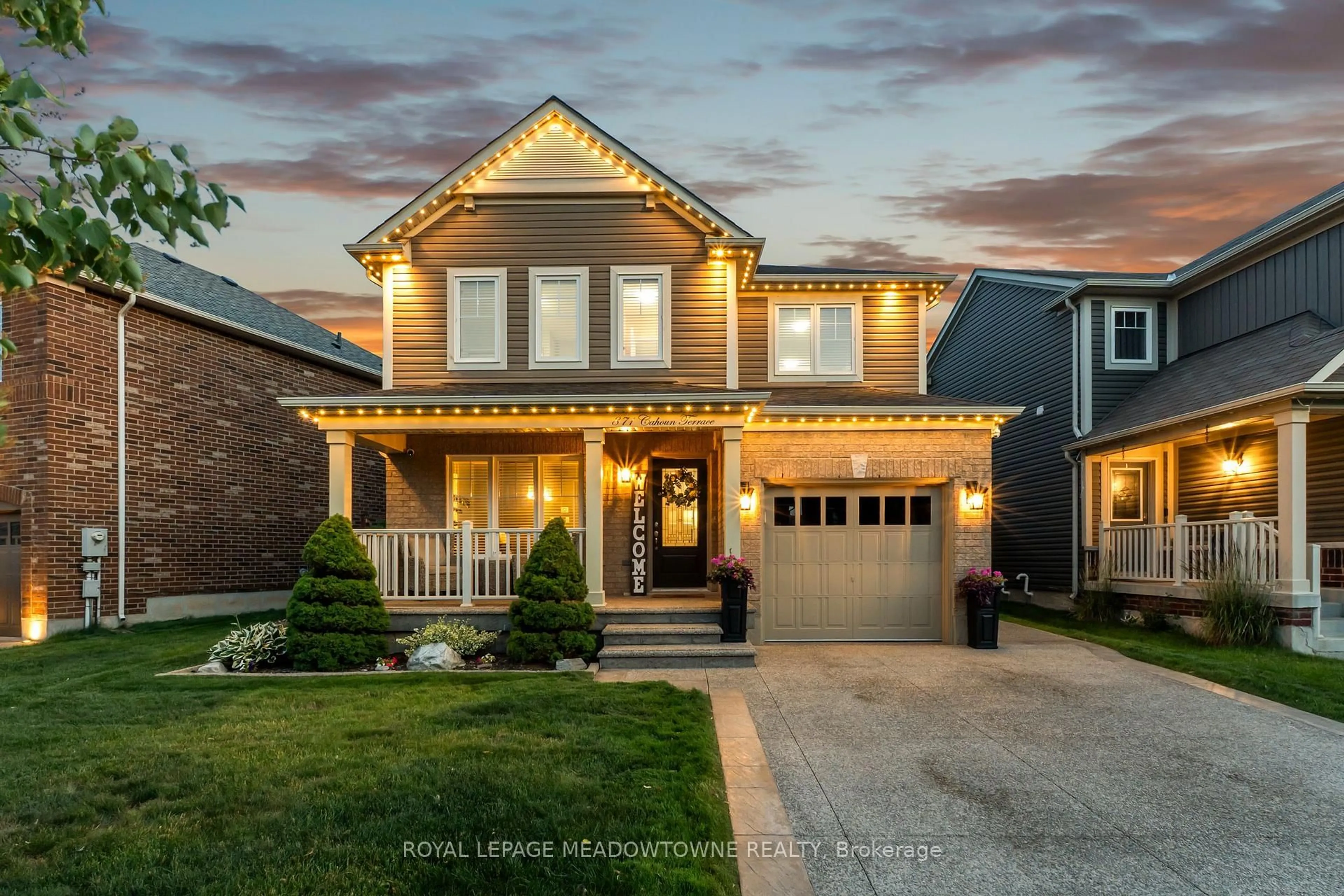 Home with brick exterior material, street for 871 Cahoun Terr, Milton Ontario L9T 7S2