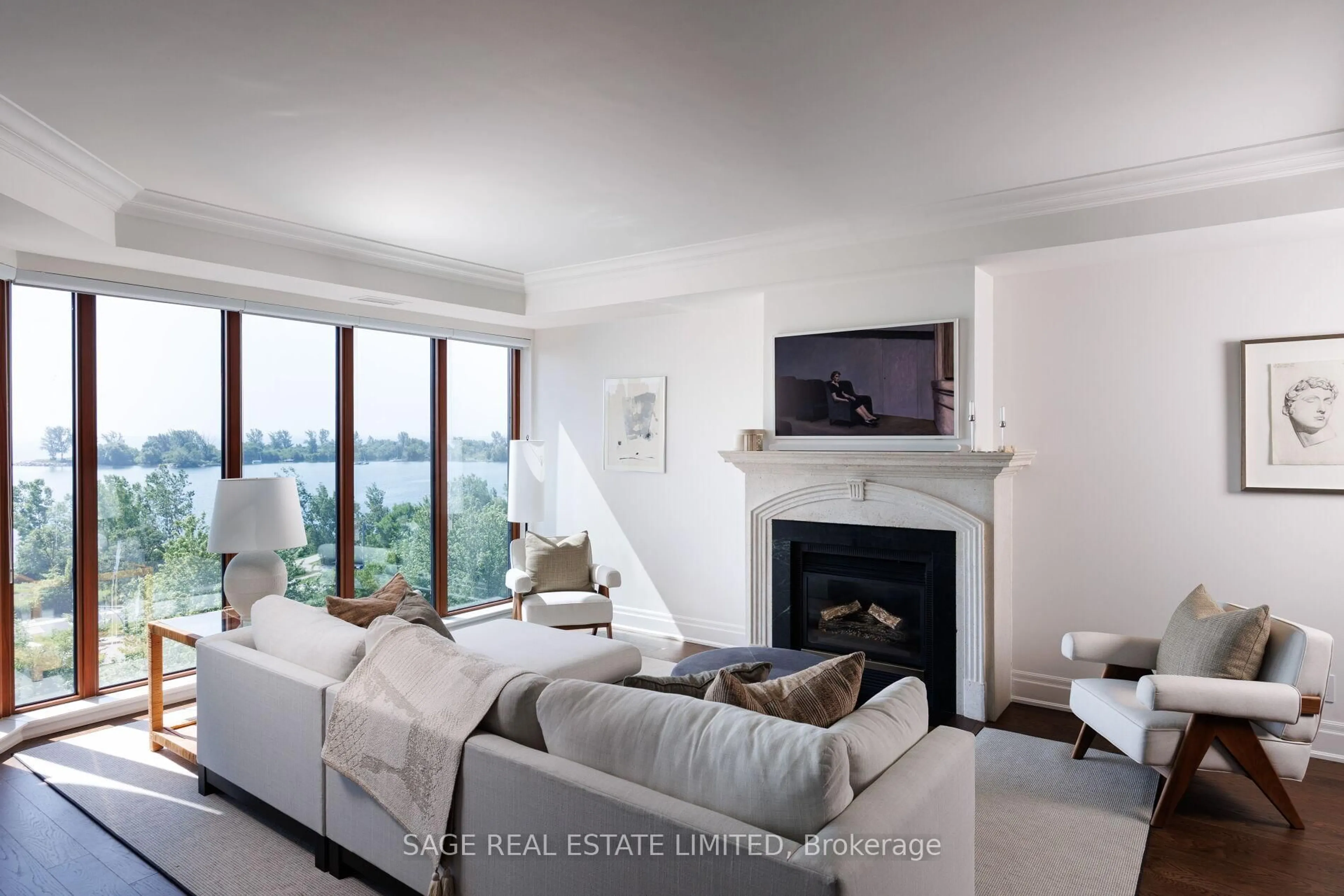 Living room with furniture, unknown for 2095 Lake Shore Blvd #519, Toronto Ontario M8V 4G4