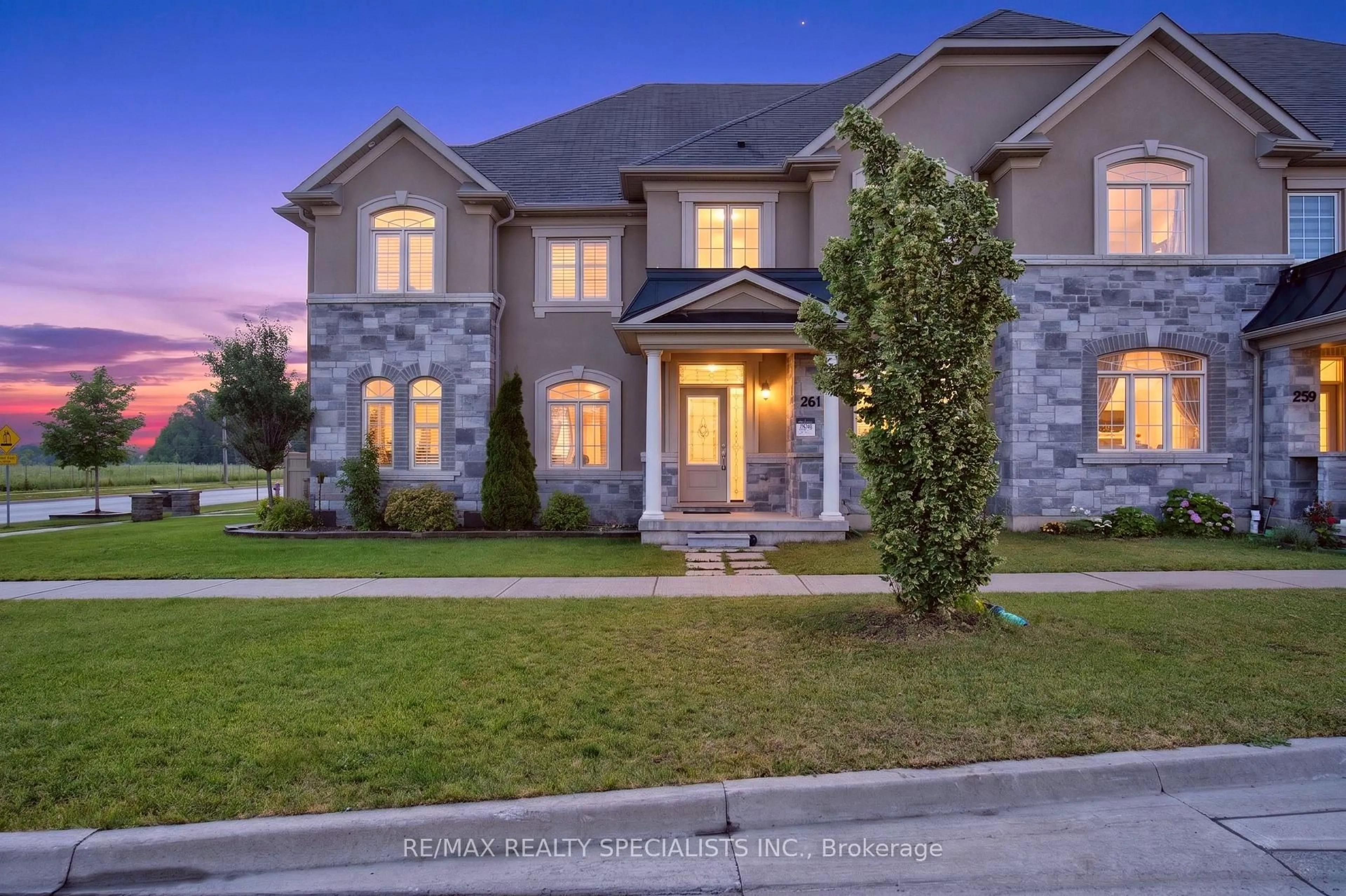 Home with brick exterior material, street for 261 INSPIRE Blvd, Brampton Ontario L6R 0B6