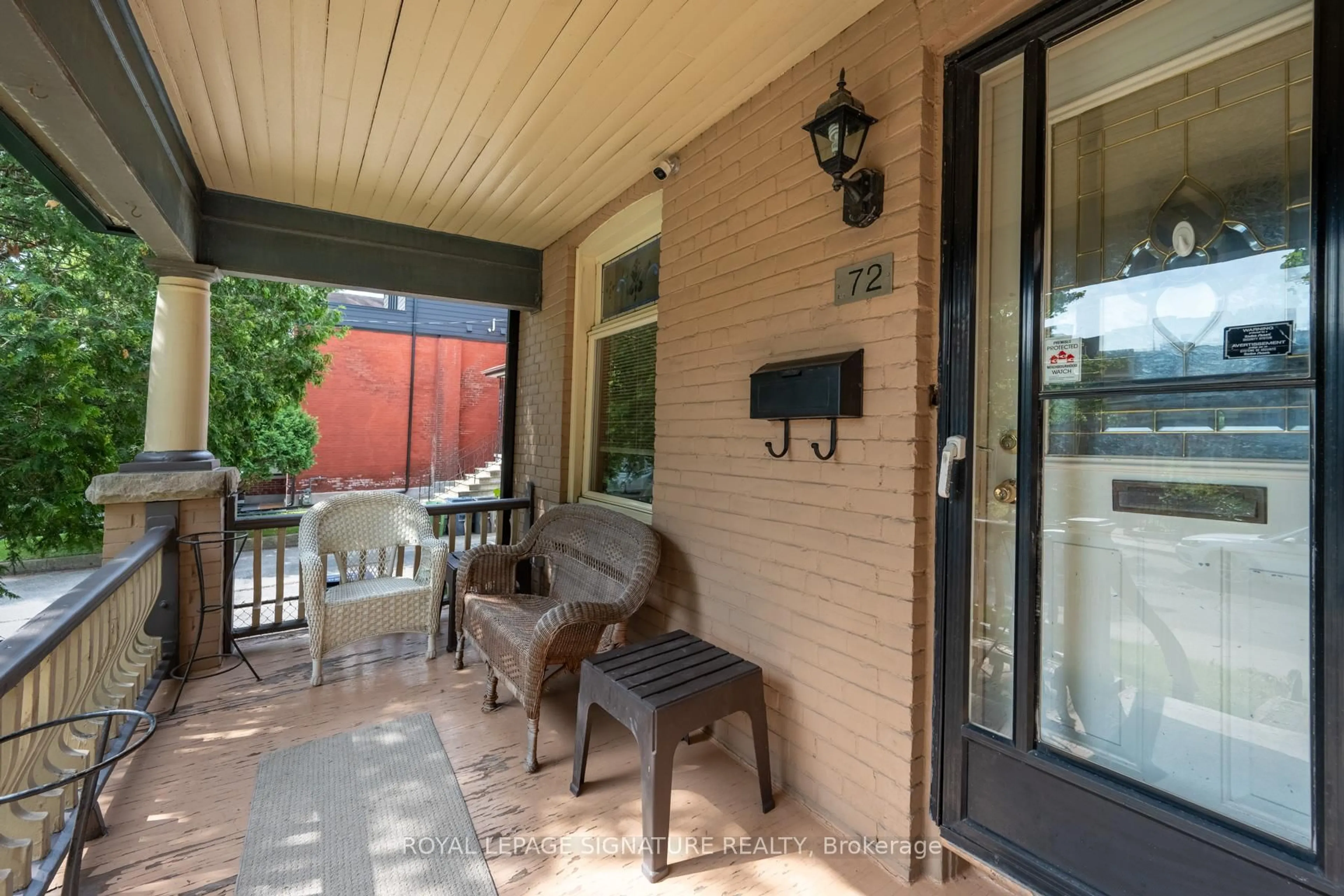 Patio, street for 72 Gwynne Ave, Toronto Ontario M6K 2C4