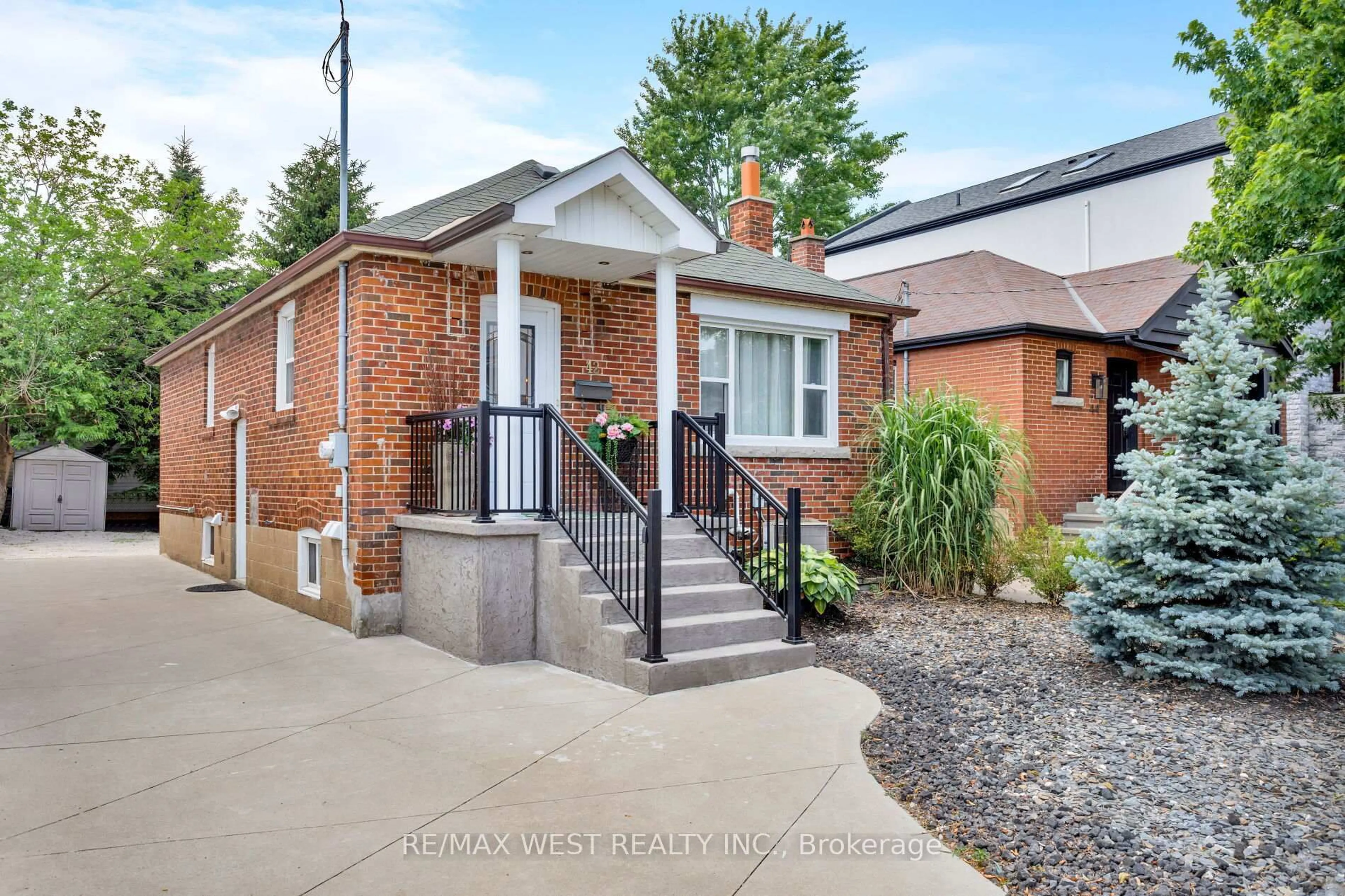 Home with brick exterior material, street for 42 Stephen Dr, Toronto Ontario M8Y 3M6