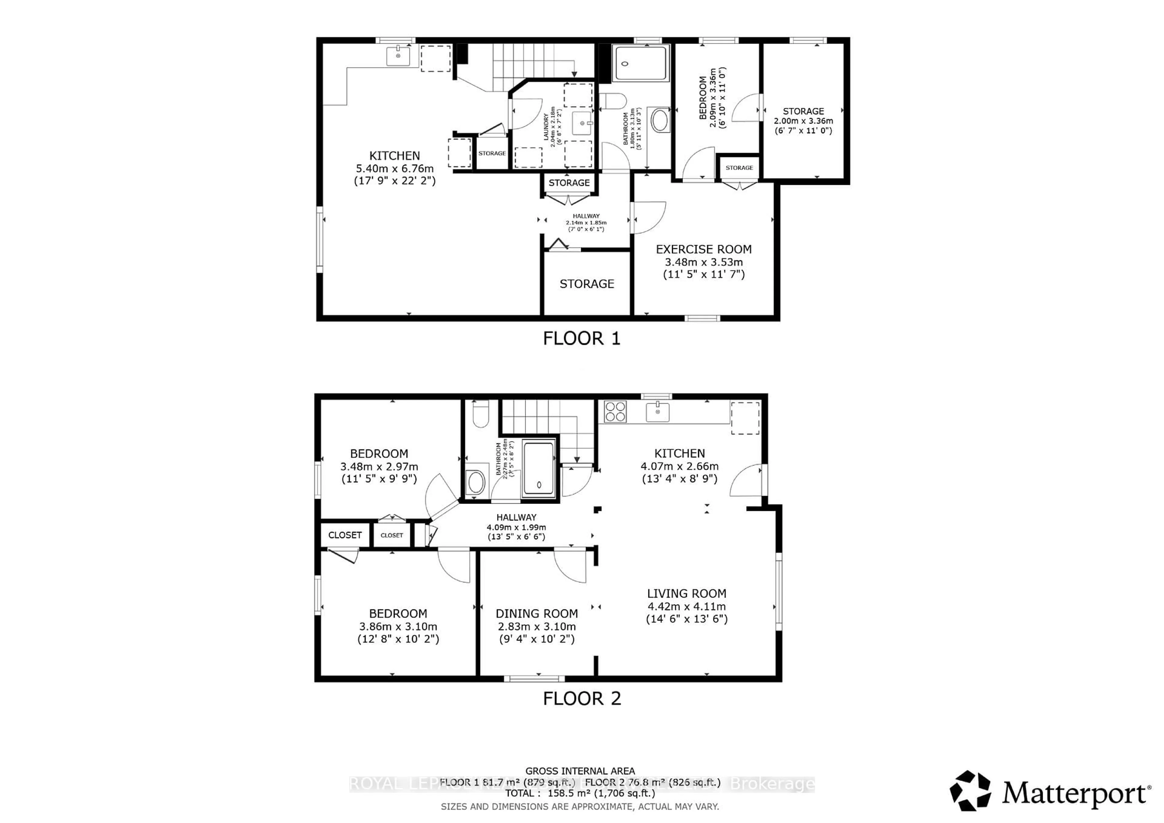 Floor plan for 6 Parkchester Rd, Toronto Ontario M6M 2R9