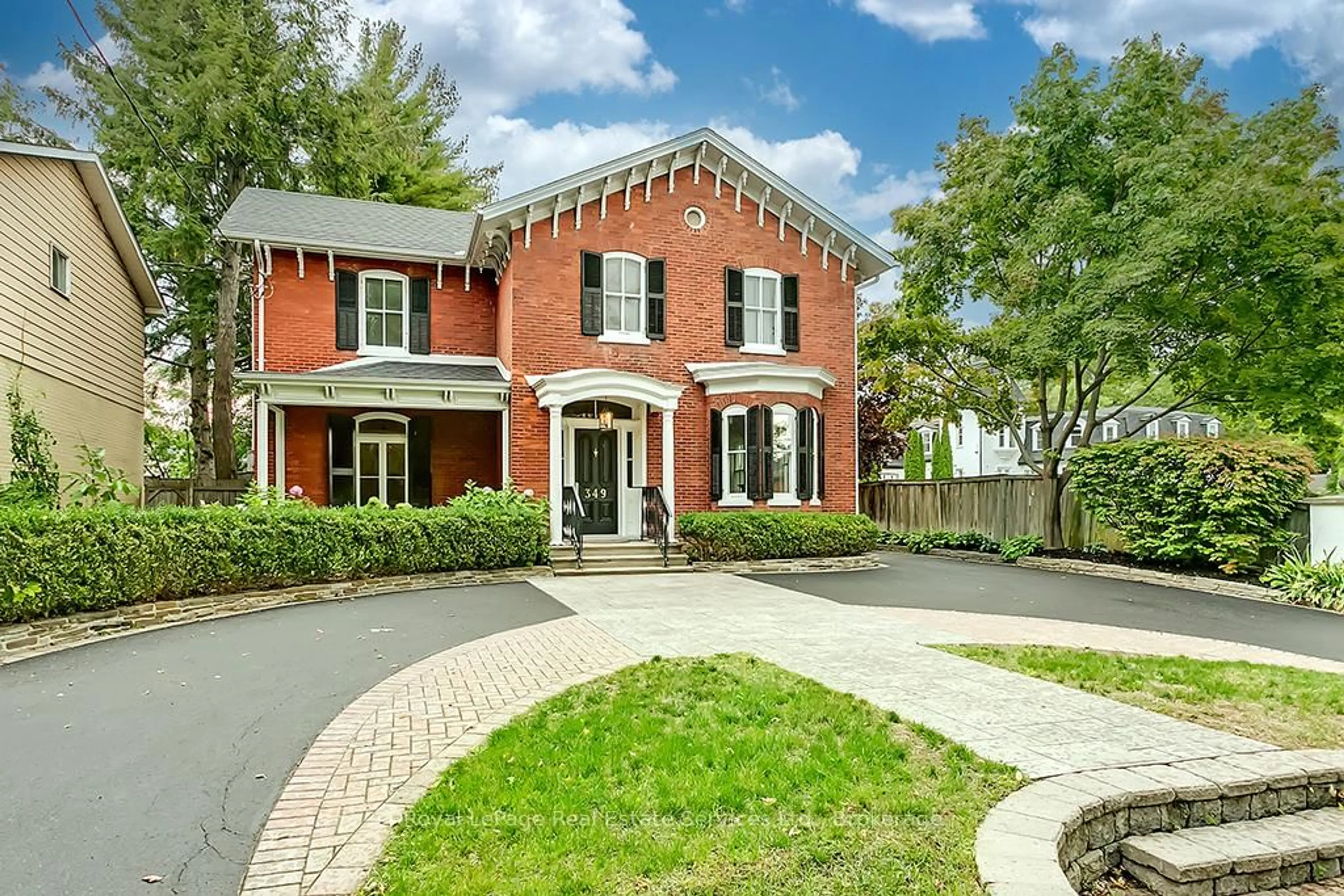 Home with brick exterior material, street for 349 Trafalgar Rd, Oakville Ontario L6J 3H3