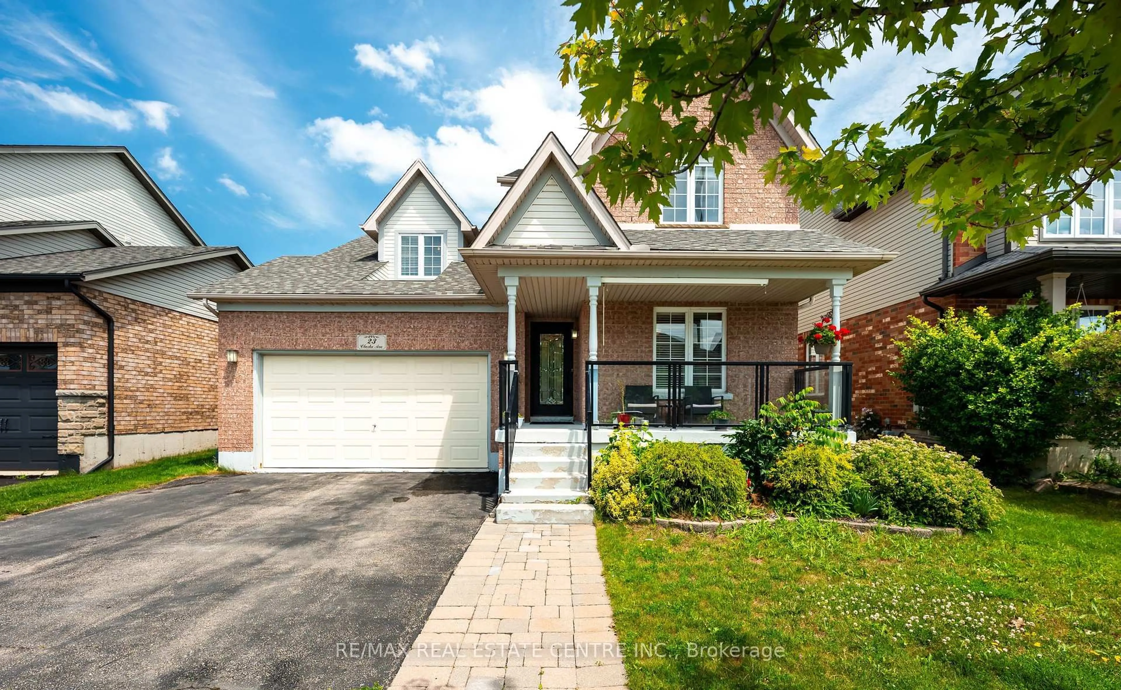 Home with brick exterior material, street for 23 Clarke Ave, Orangeville Ontario L9W 1J5