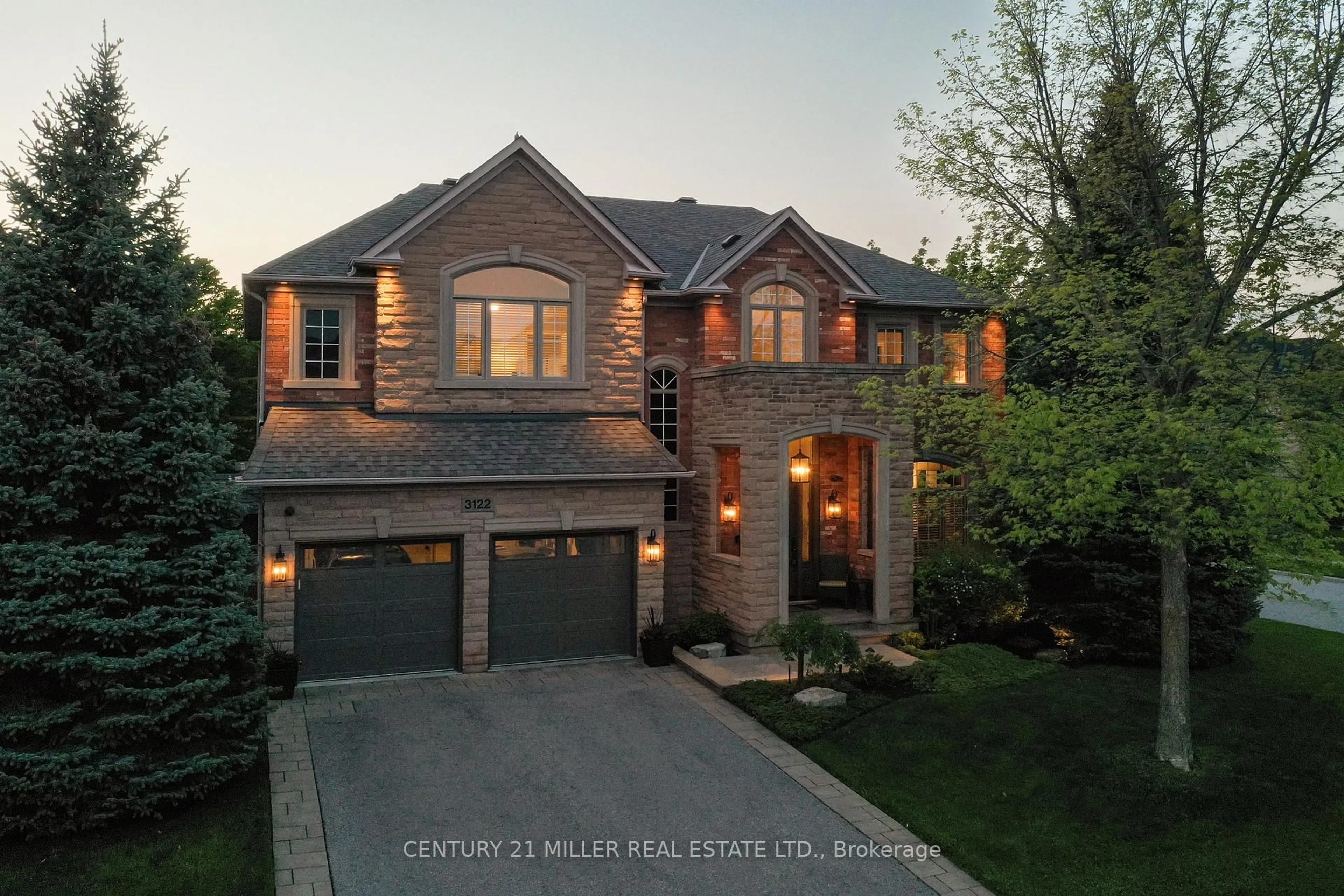 Home with brick exterior material, street for 3122 Saddleworth Cres, Oakville Ontario L6M 0A8