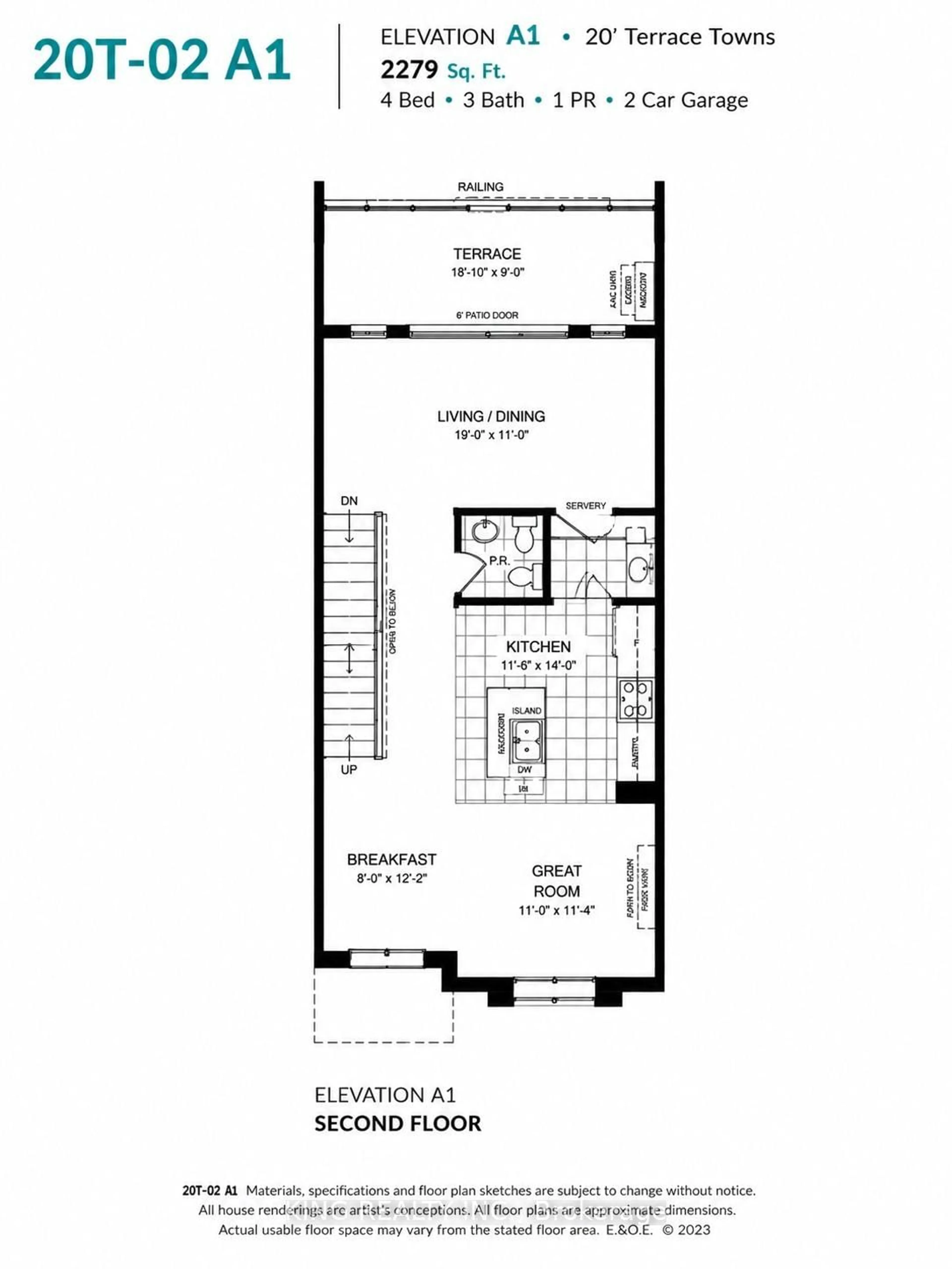 Floor plan for 3413 Preserve Dr, Oakville Ontario L6M 5R9