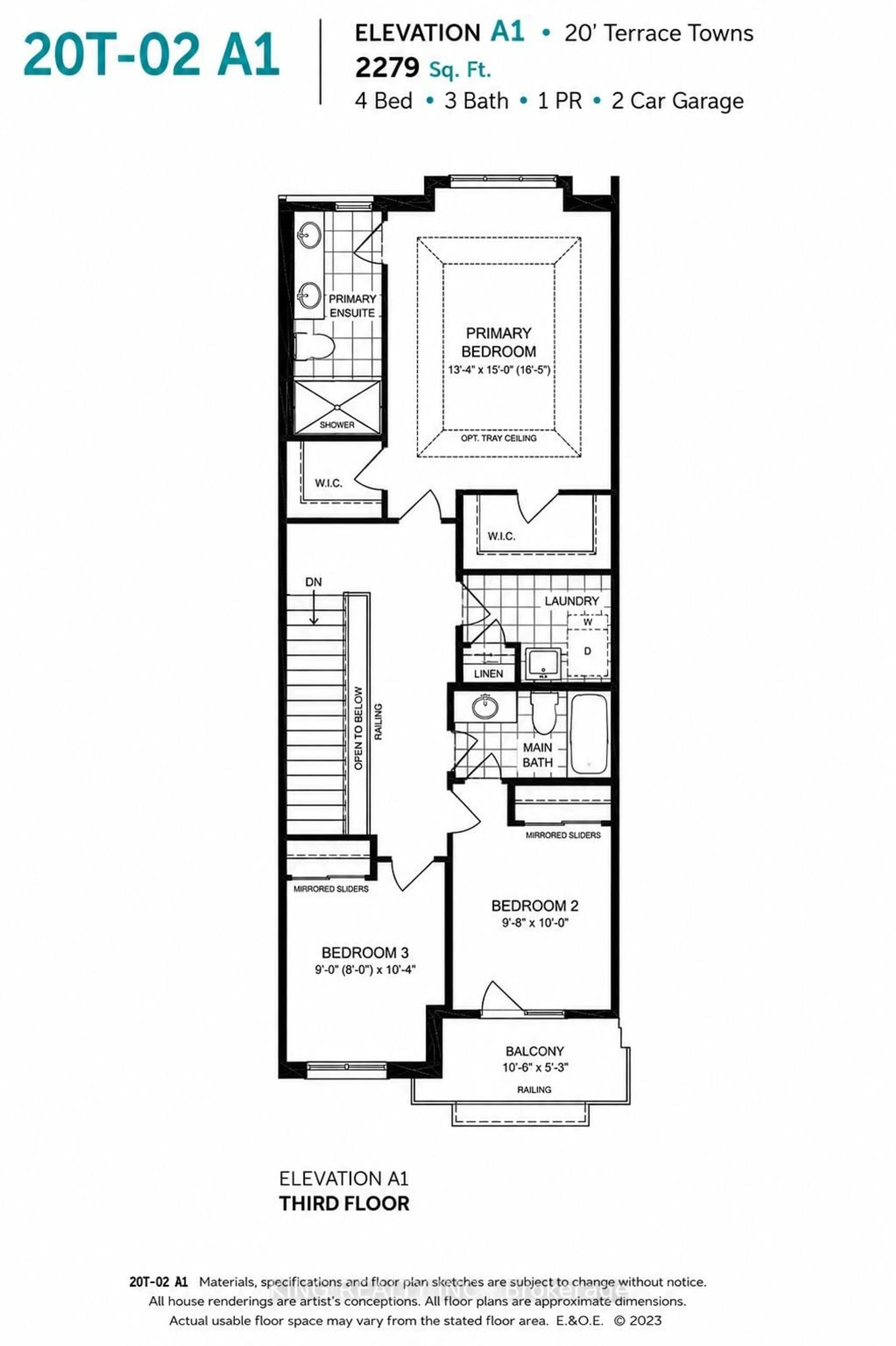 Floor plan for 3413 Preserve Dr, Oakville Ontario L6M 5R9