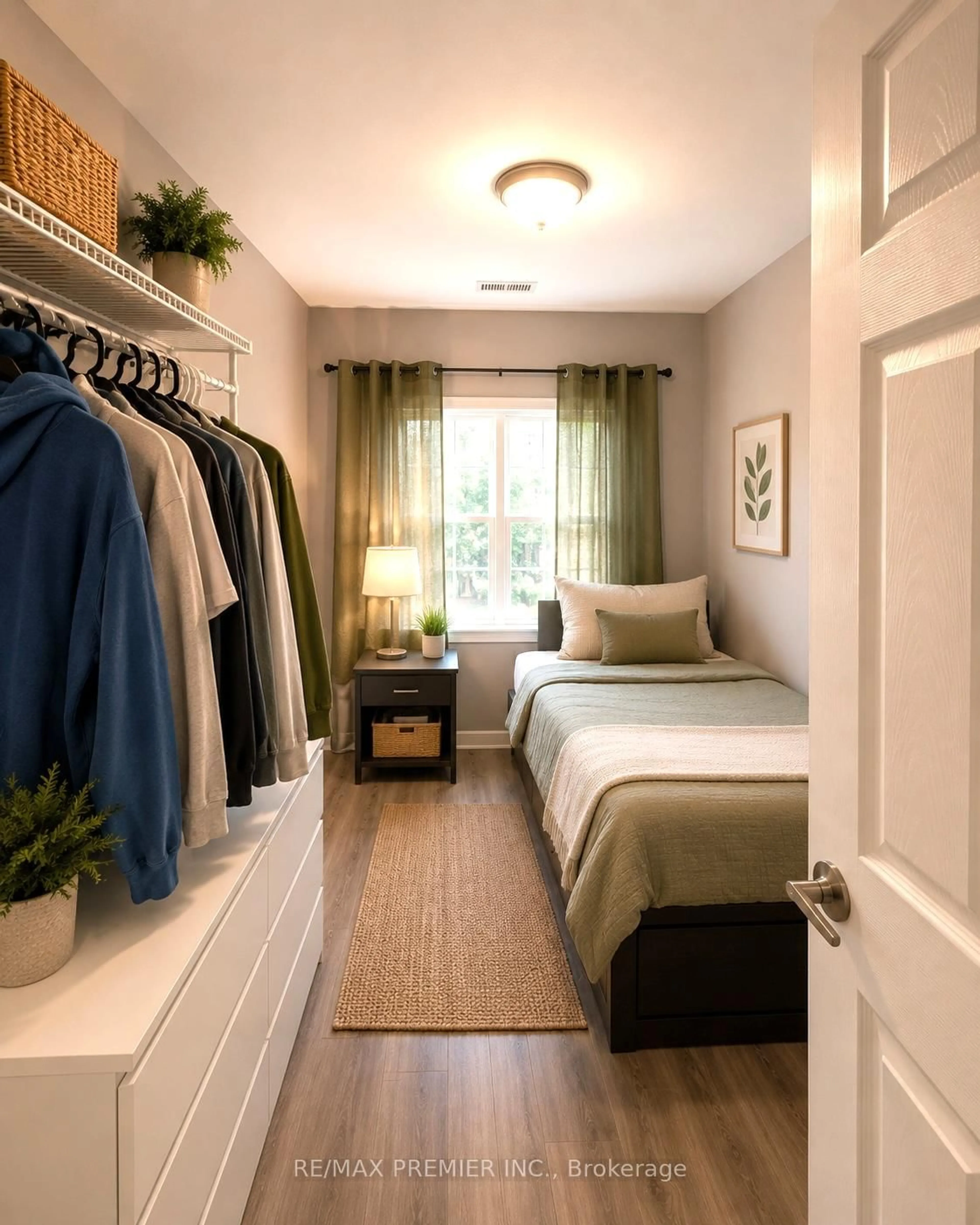 Storage room or clothes room or walk-in closet for 254 John Garland Blvd #140, Toronto Ontario M9V 1N8