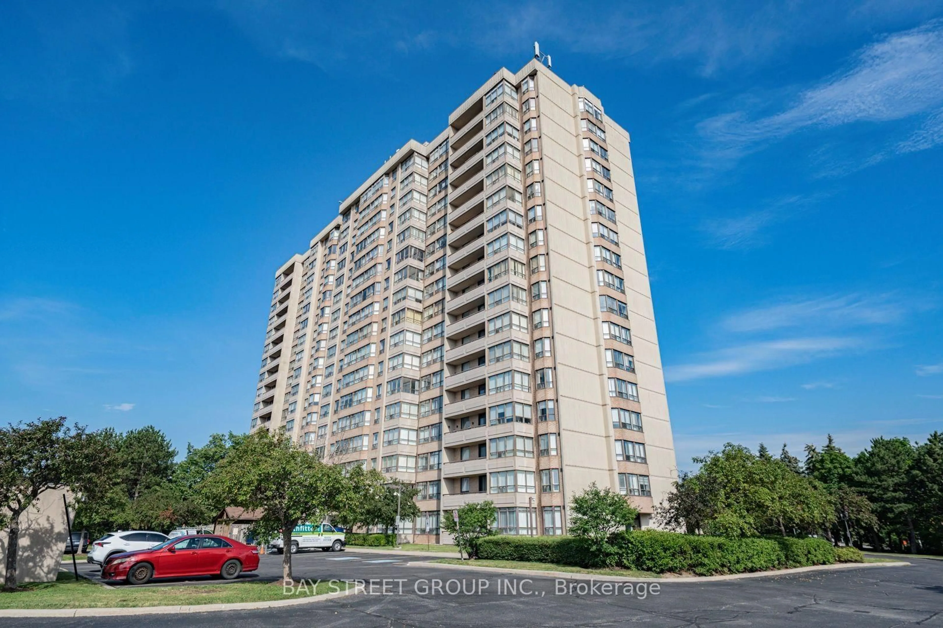 A pic from outside/outdoor area/front of a property/back of a property/a pic from drone, unknown for 10 Malta Ave #306, Brampton Ontario L6Y 4G6