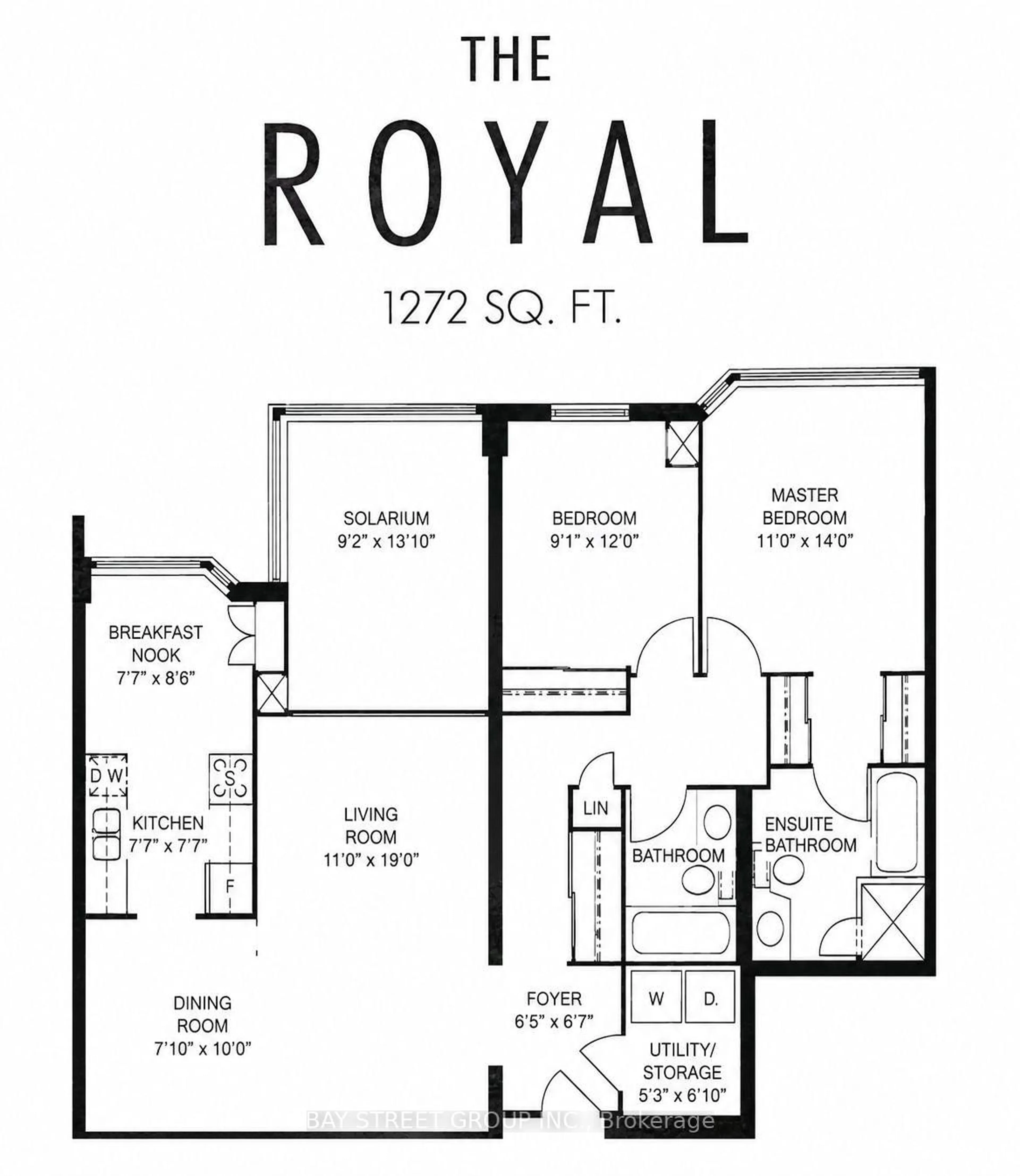 Floor plan for 10 Malta Ave #306, Brampton Ontario L6Y 4G6