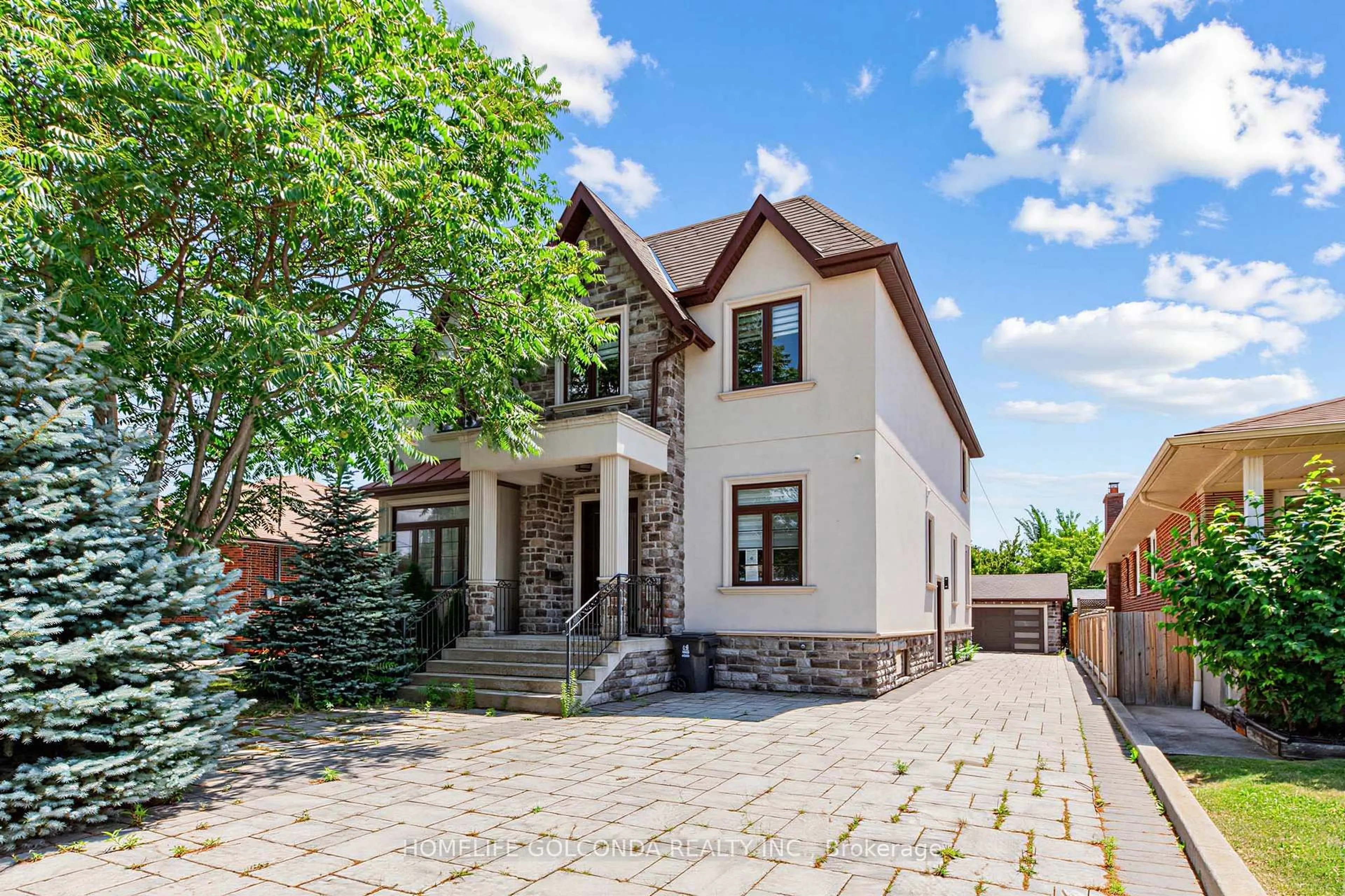 Home with brick exterior material, street for 67 Mcadam Ave, Toronto Ontario M6A 1S6