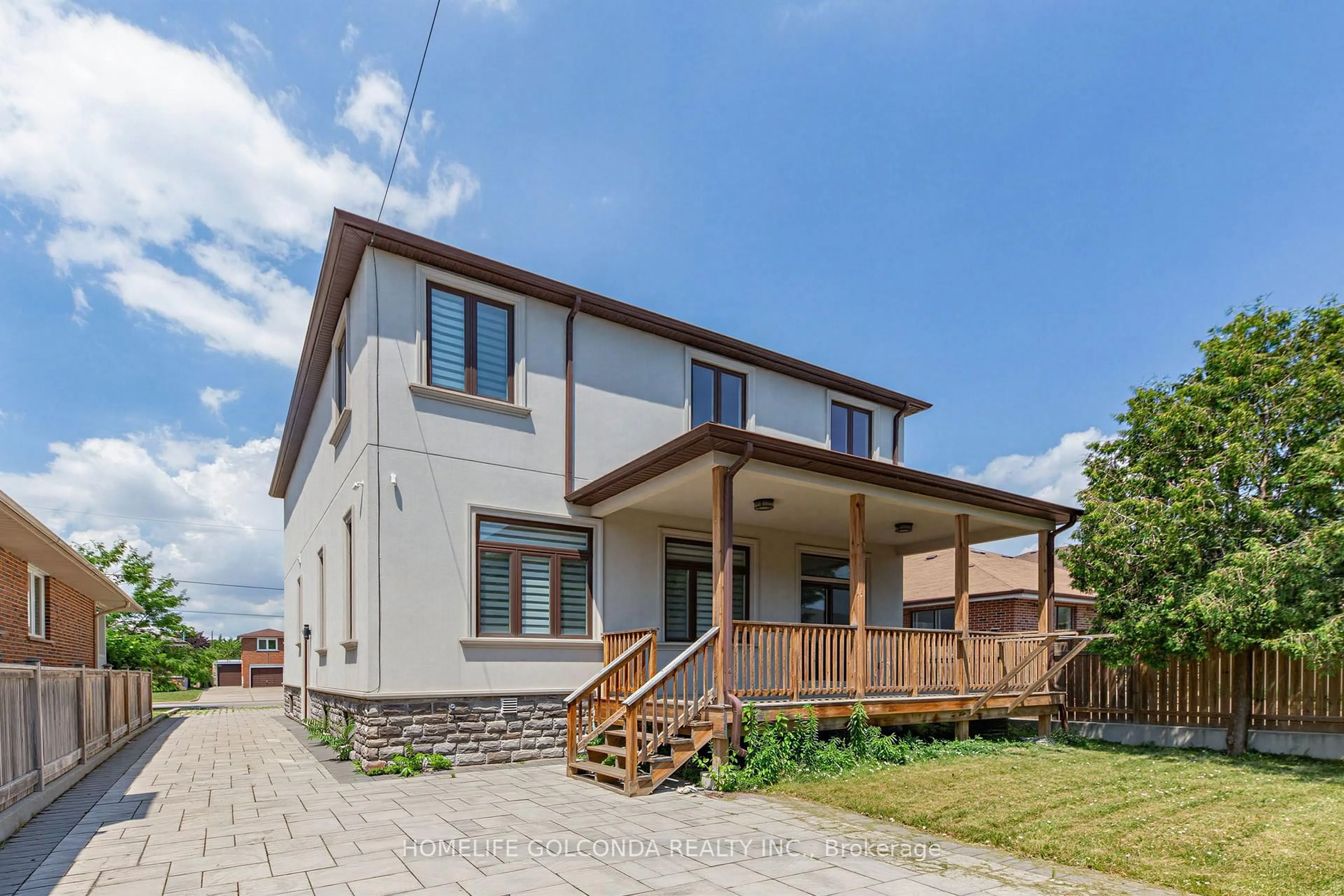 Home with brick exterior material, street for 67 Mcadam Ave, Toronto Ontario M6A 1S6