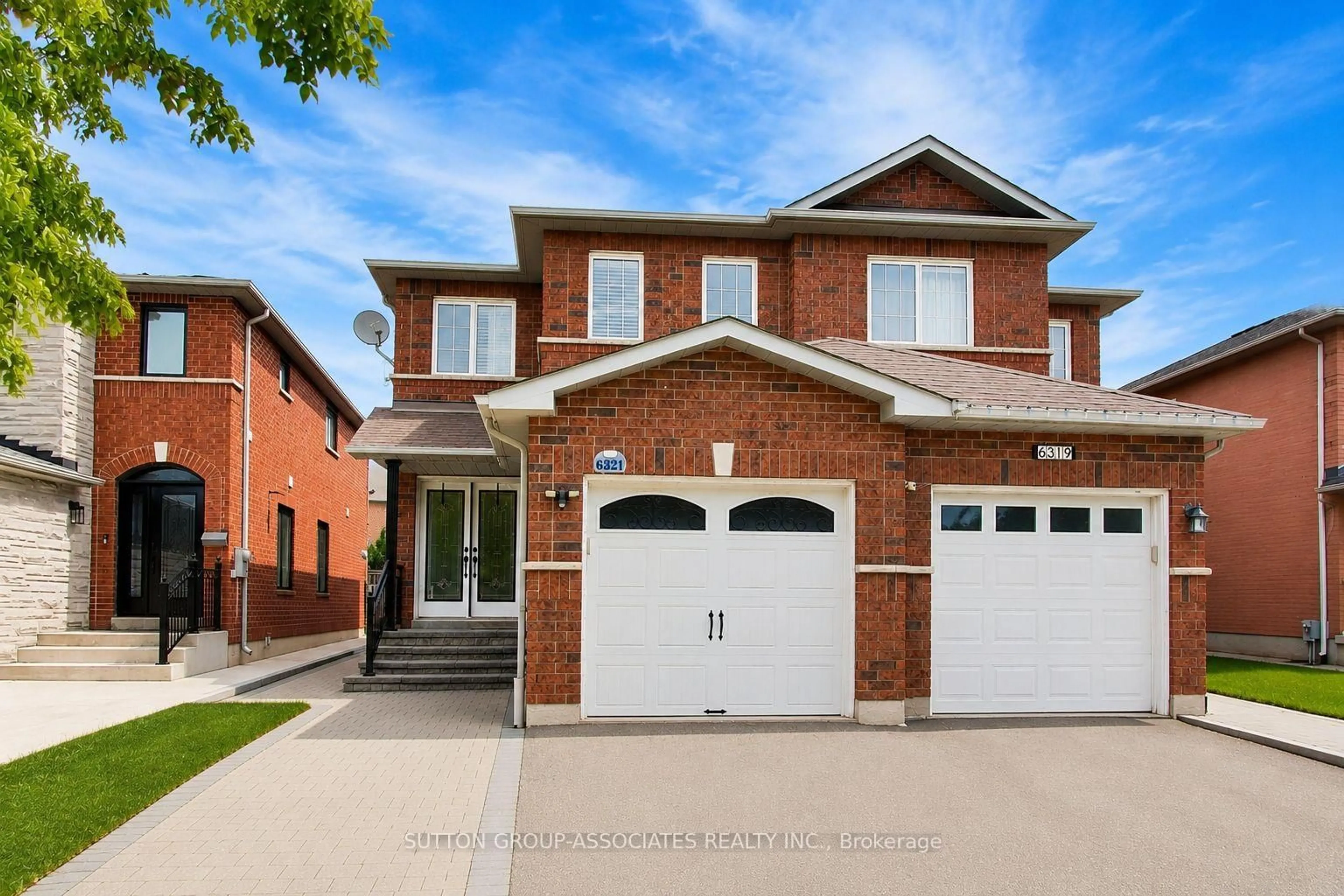 Home with brick exterior material, street for 6321 Amber Glen Dr, Mississauga Ontario L5N 7V4