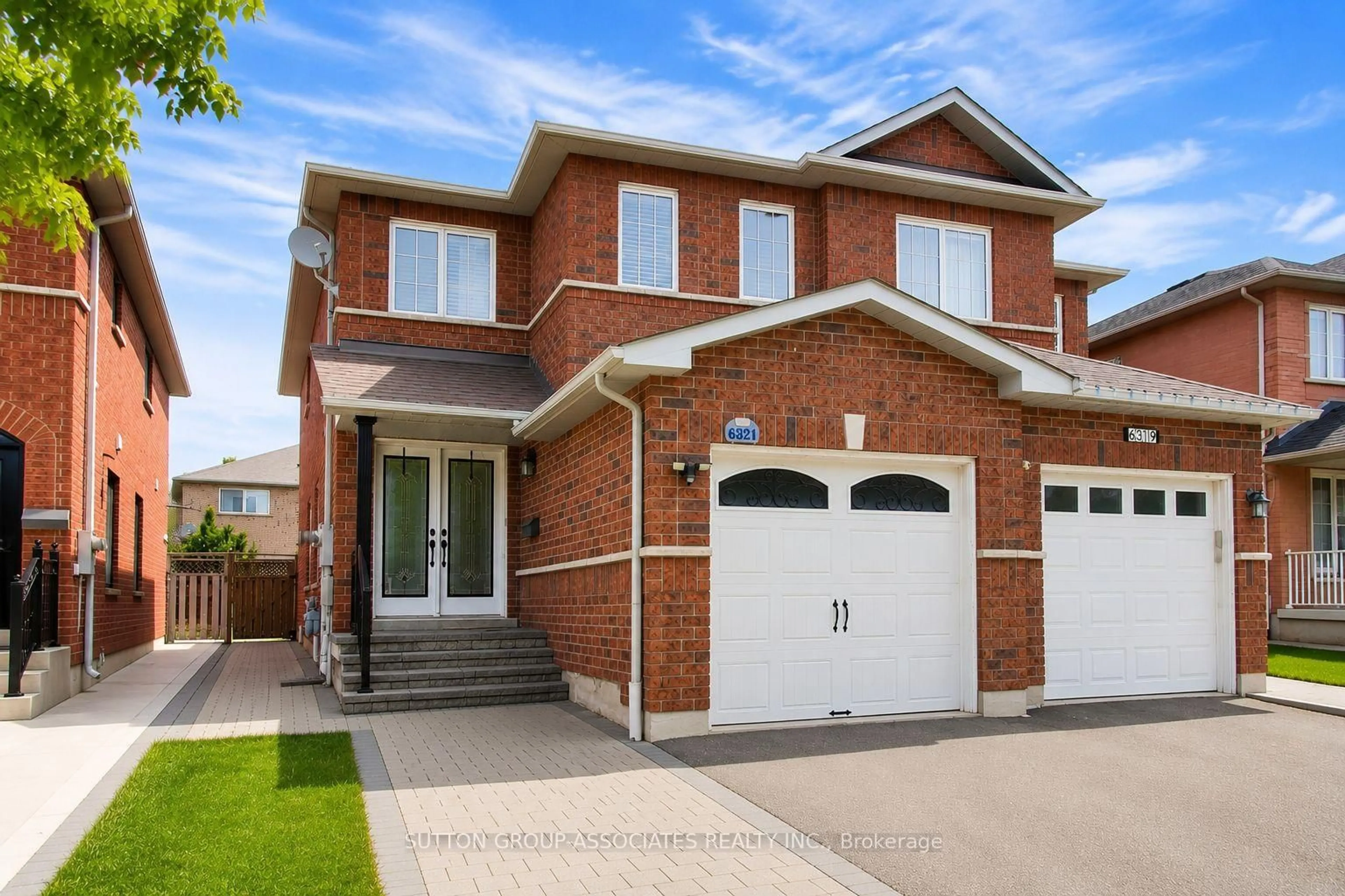 Home with brick exterior material, street for 6321 Amber Glen Dr, Mississauga Ontario L5N 7V4