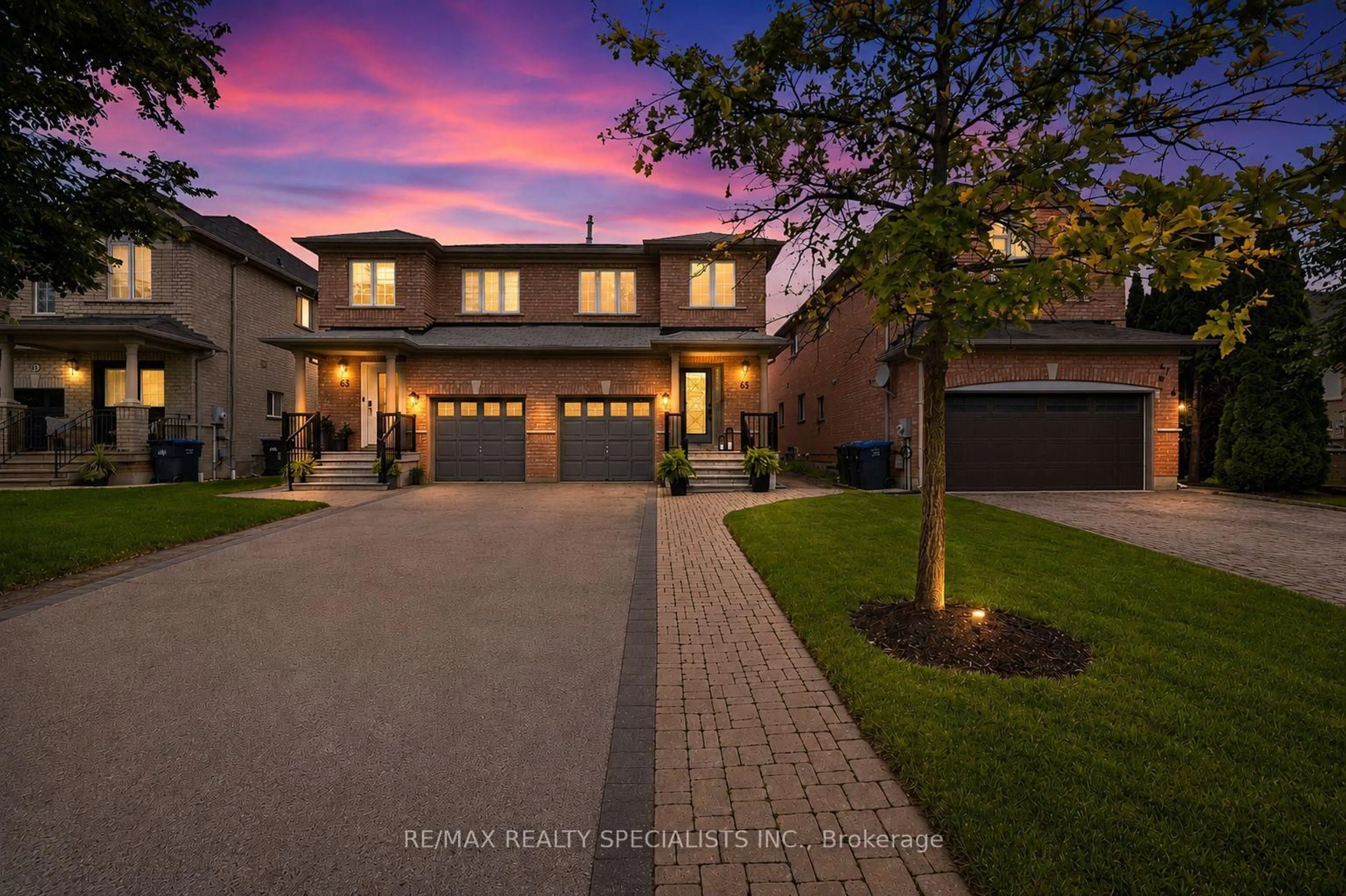 Home with brick exterior material, street for 65 Ironhorse Cres, Caledon Ontario L7E 2K7