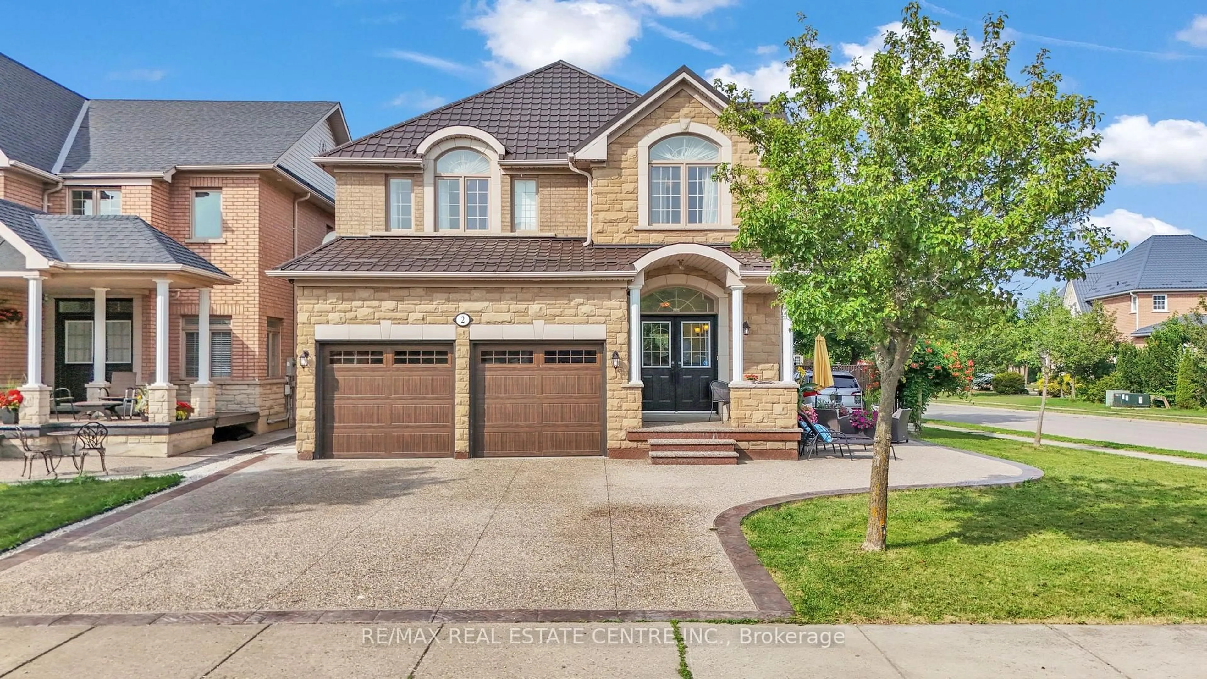 Home with brick exterior material, street for 2 Janetville St, Brampton Ontario L6P 2A3