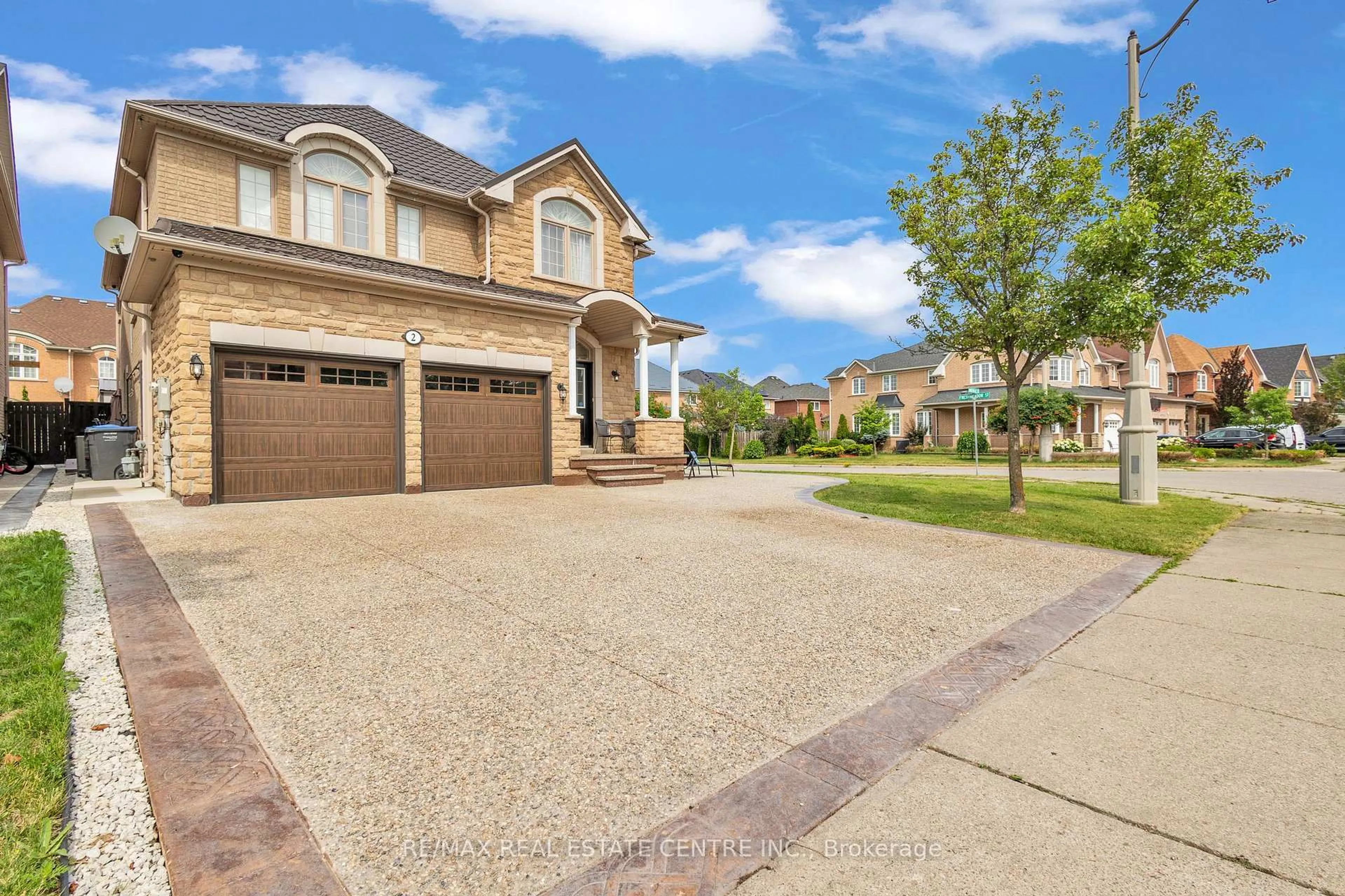 Home with brick exterior material, street for 2 Janetville St, Brampton Ontario L6P 2A3