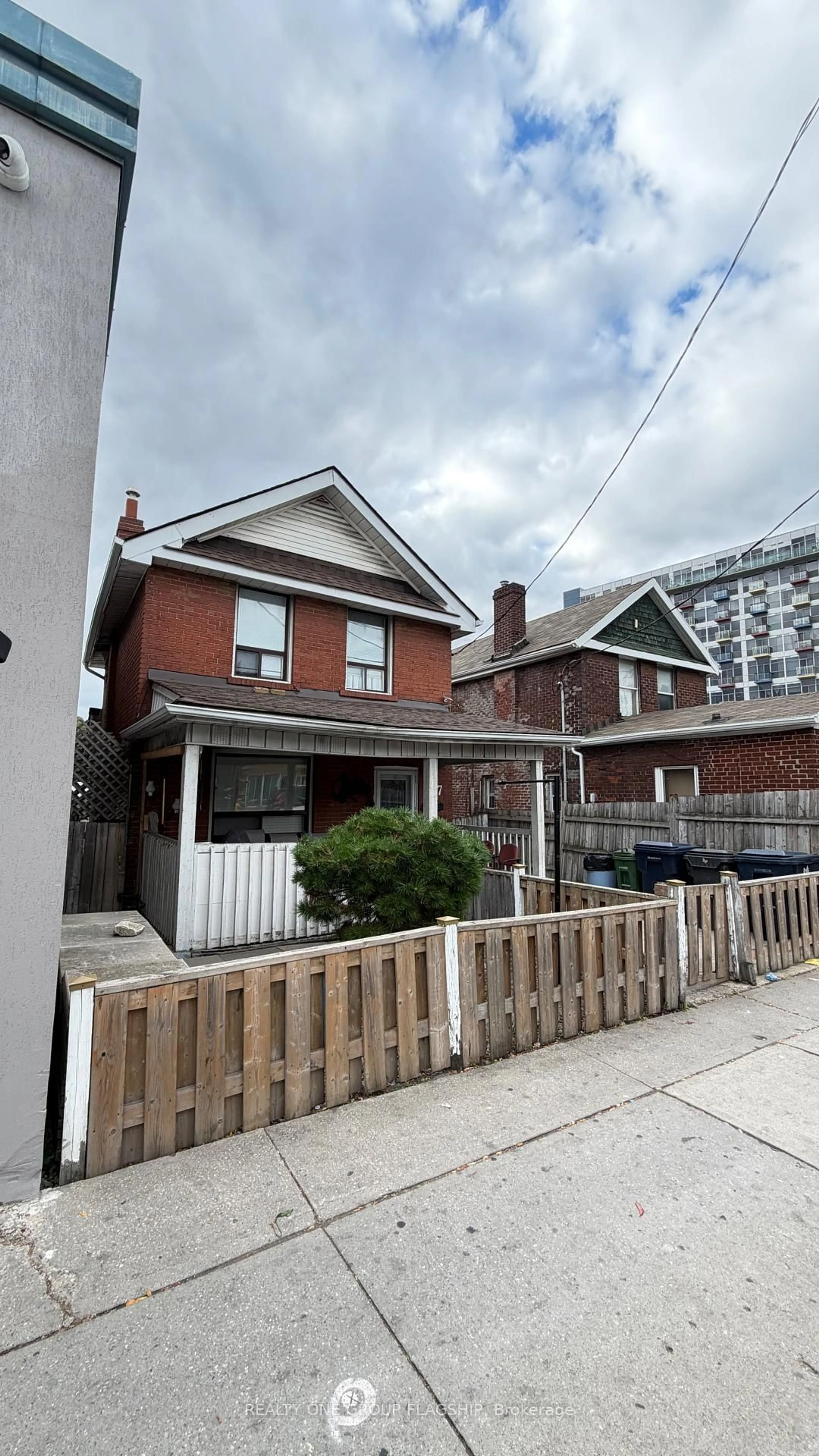Home with brick exterior material, street for 567 Rogers Rd, Toronto Ontario M6M 1B7