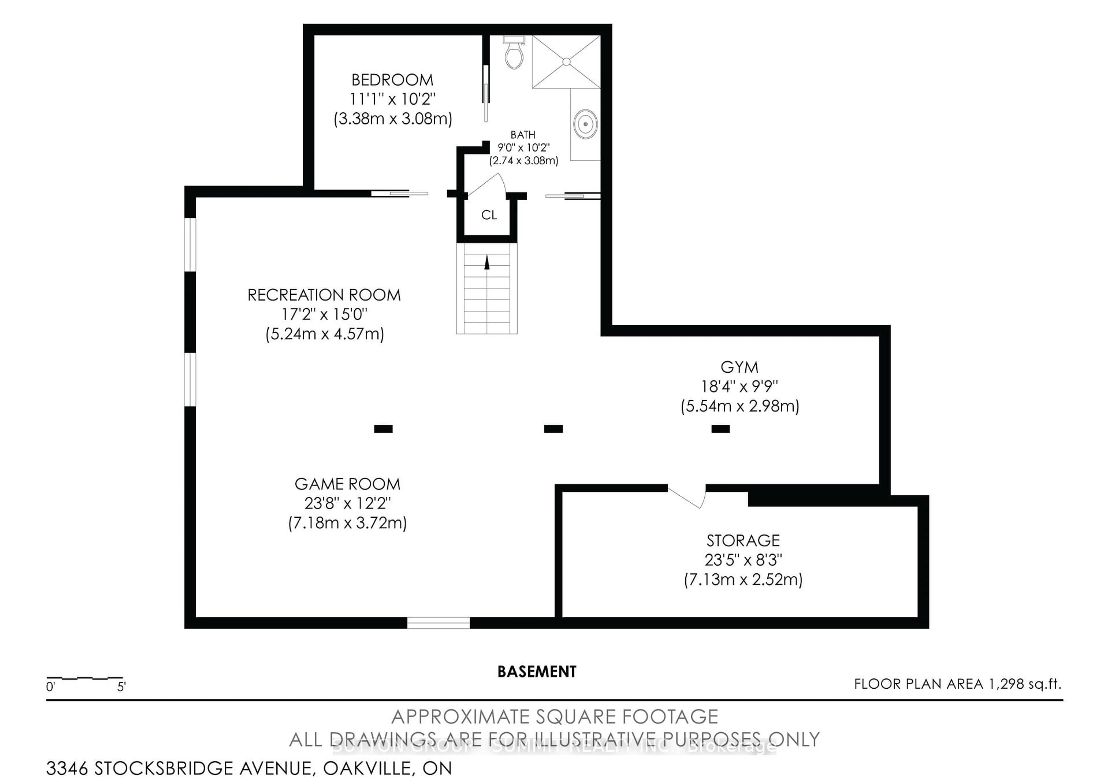 Floor plan for 3346 STOCKSBRIDGE Ave, Oakville Ontario L6M 0B5