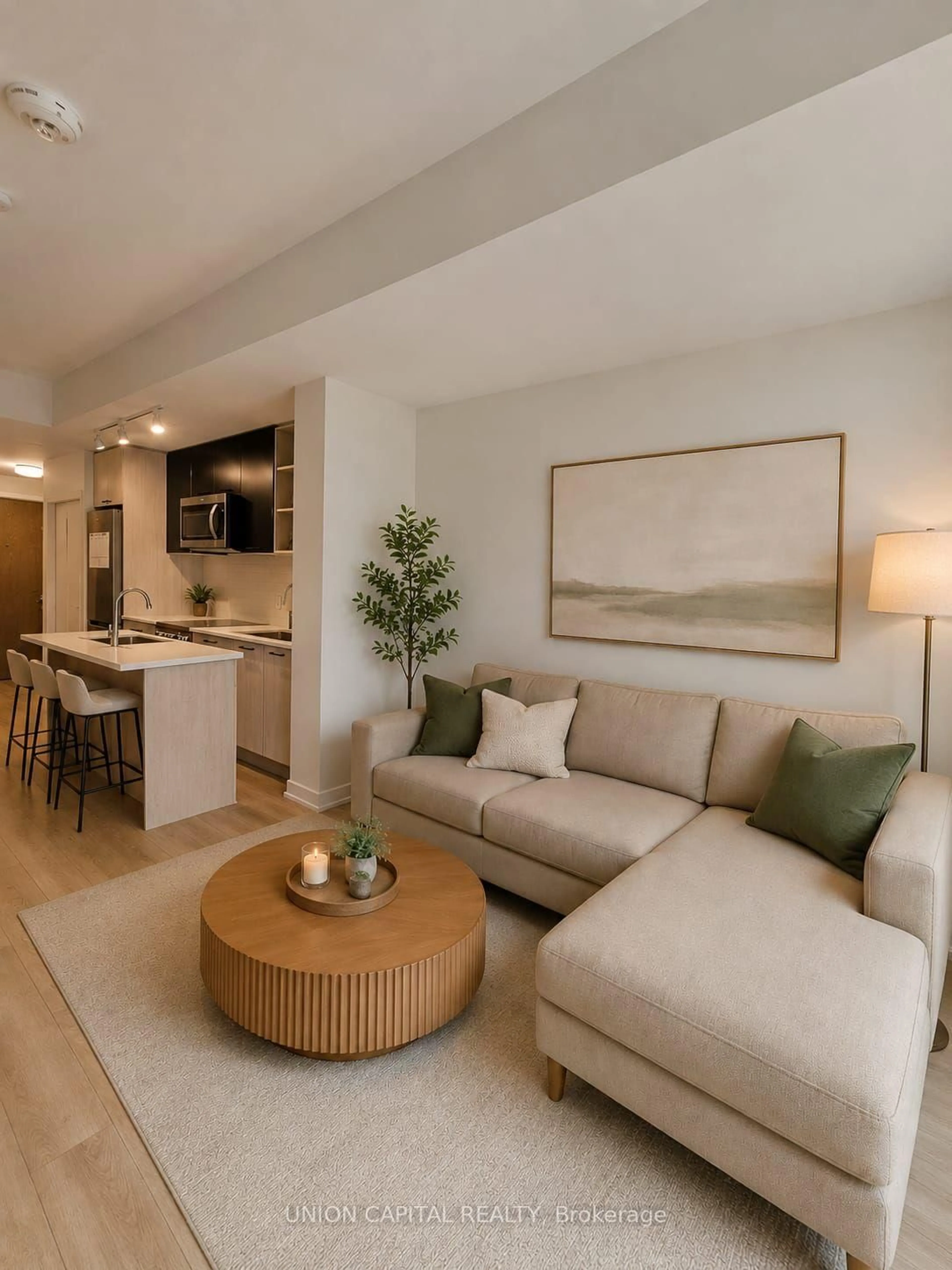 Living room with furniture, unknown for 2300 St. Clair Ave #710, Toronto Ontario M6N 0B3
