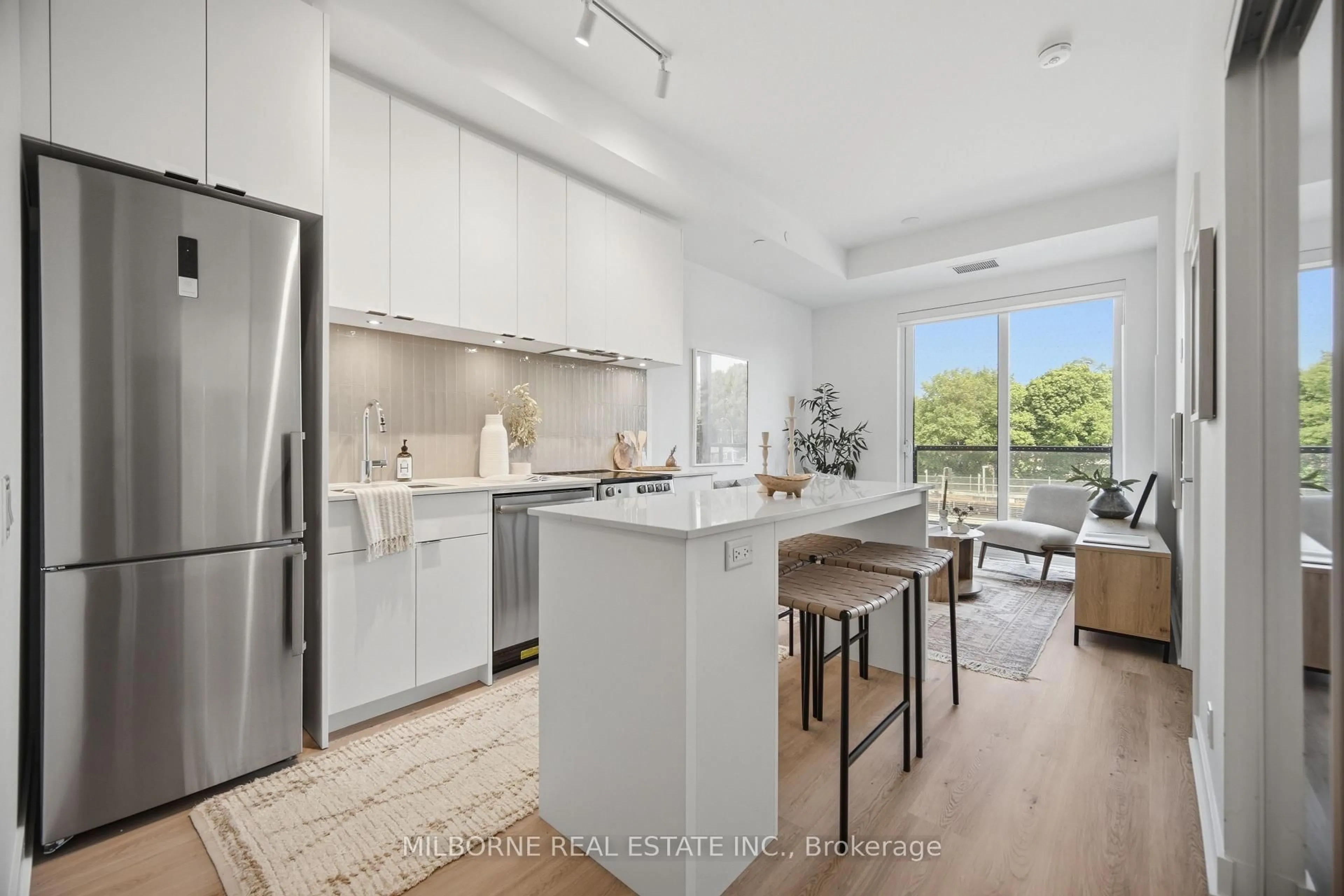Open concept kitchen, unknown for 1660 Bloor St #216, Toronto Ontario M6P 1A8