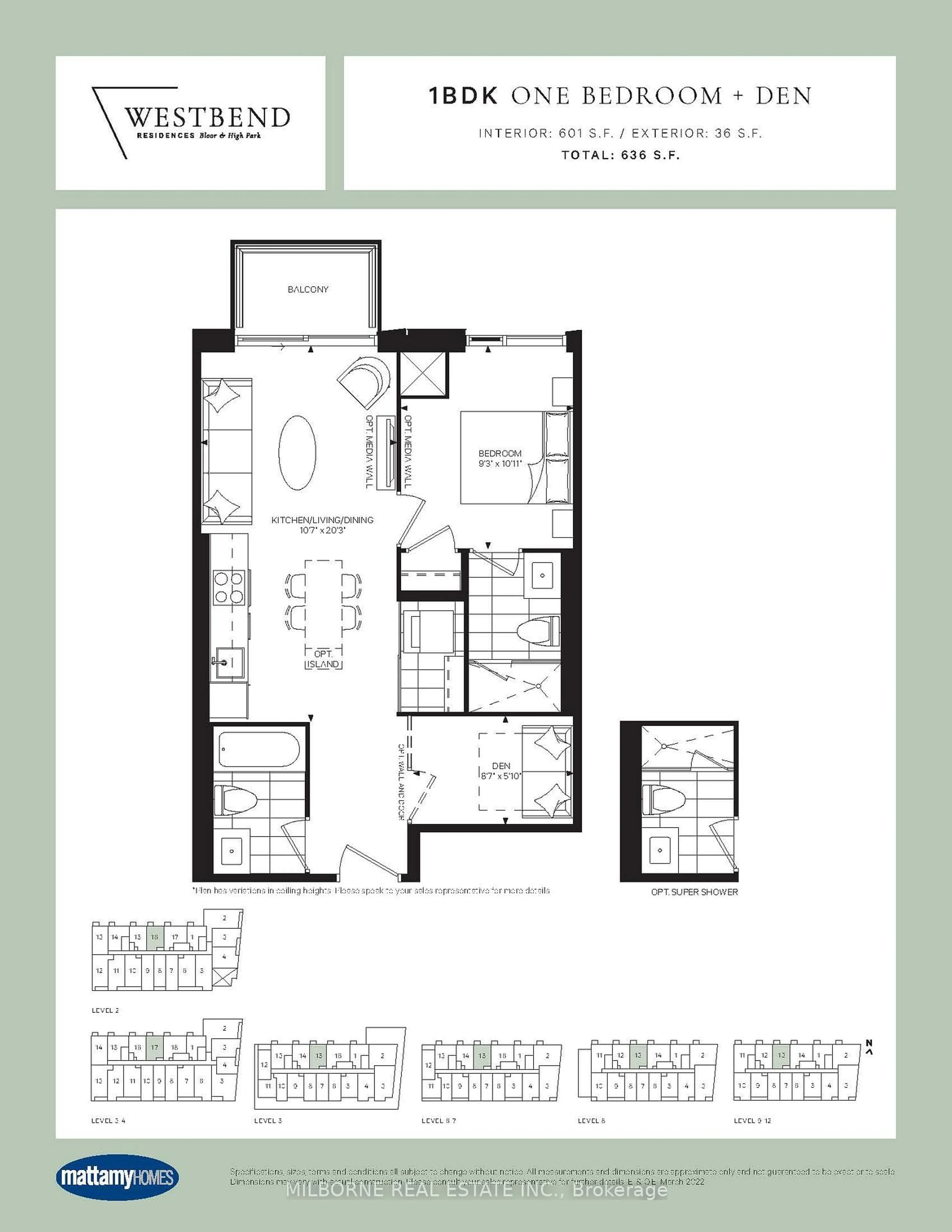 Floor plan for 1660 Bloor St #216, Toronto Ontario M6P 1A8