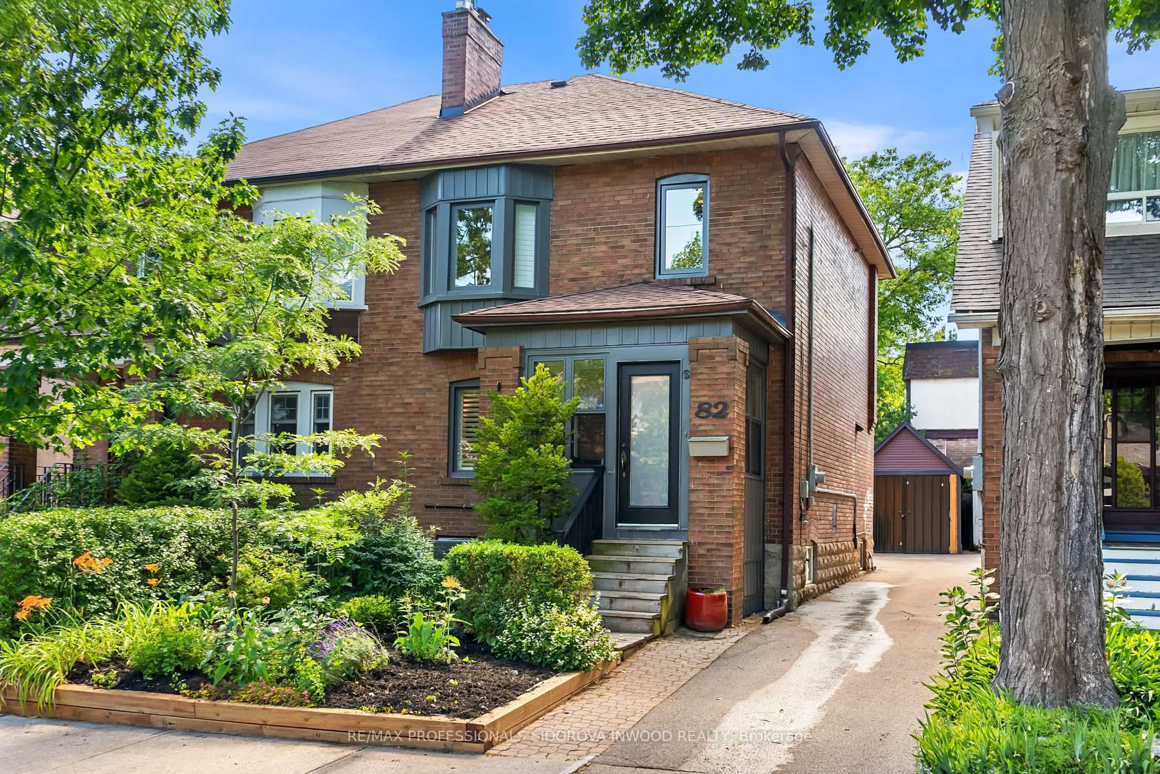 Home with brick exterior material, street for 82 Durie St, Toronto Ontario M6S 3E8