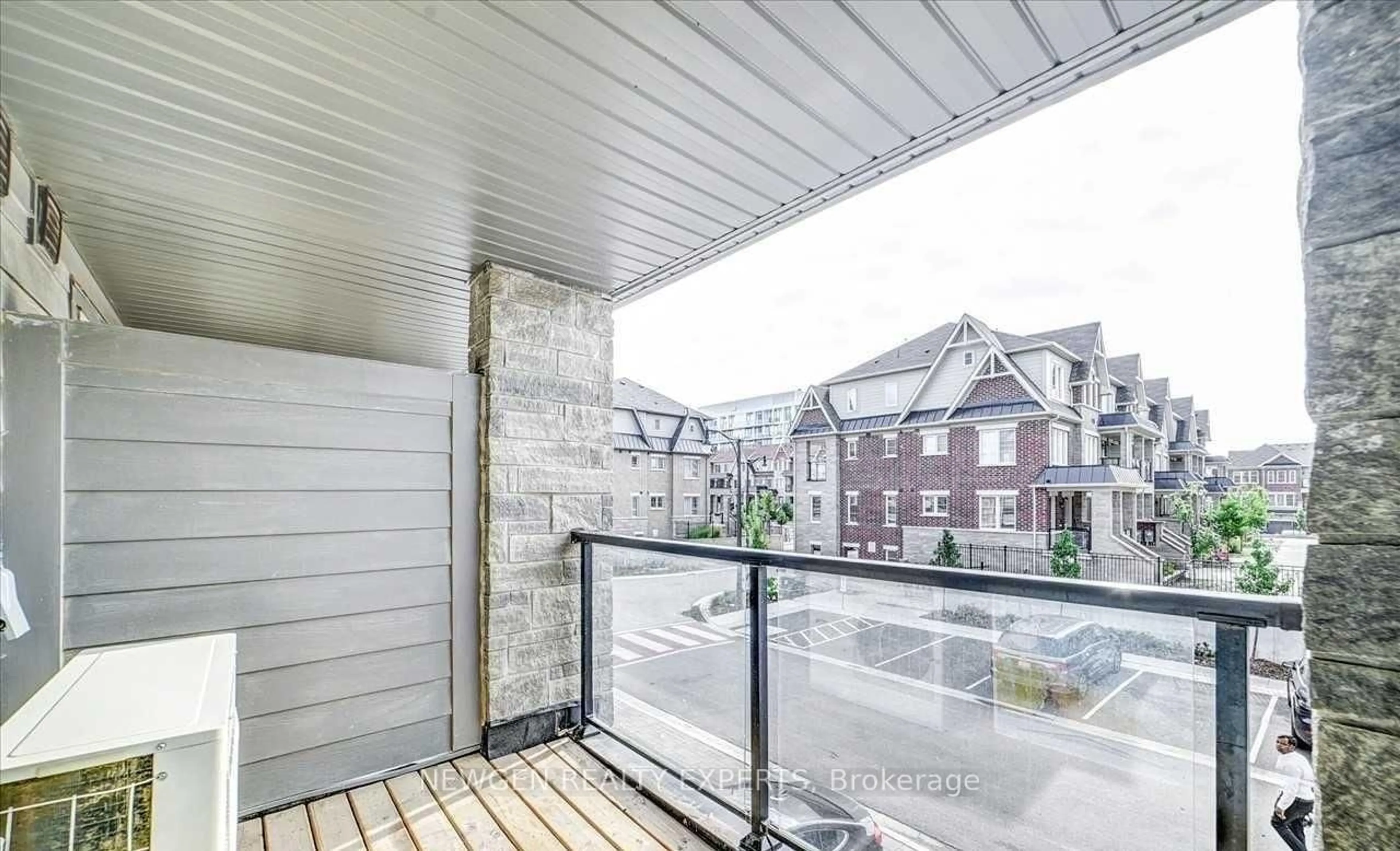 Balcony in the apartment, unknown for 200 Veterans Dr #16, Brampton Ontario L7A 5K7
