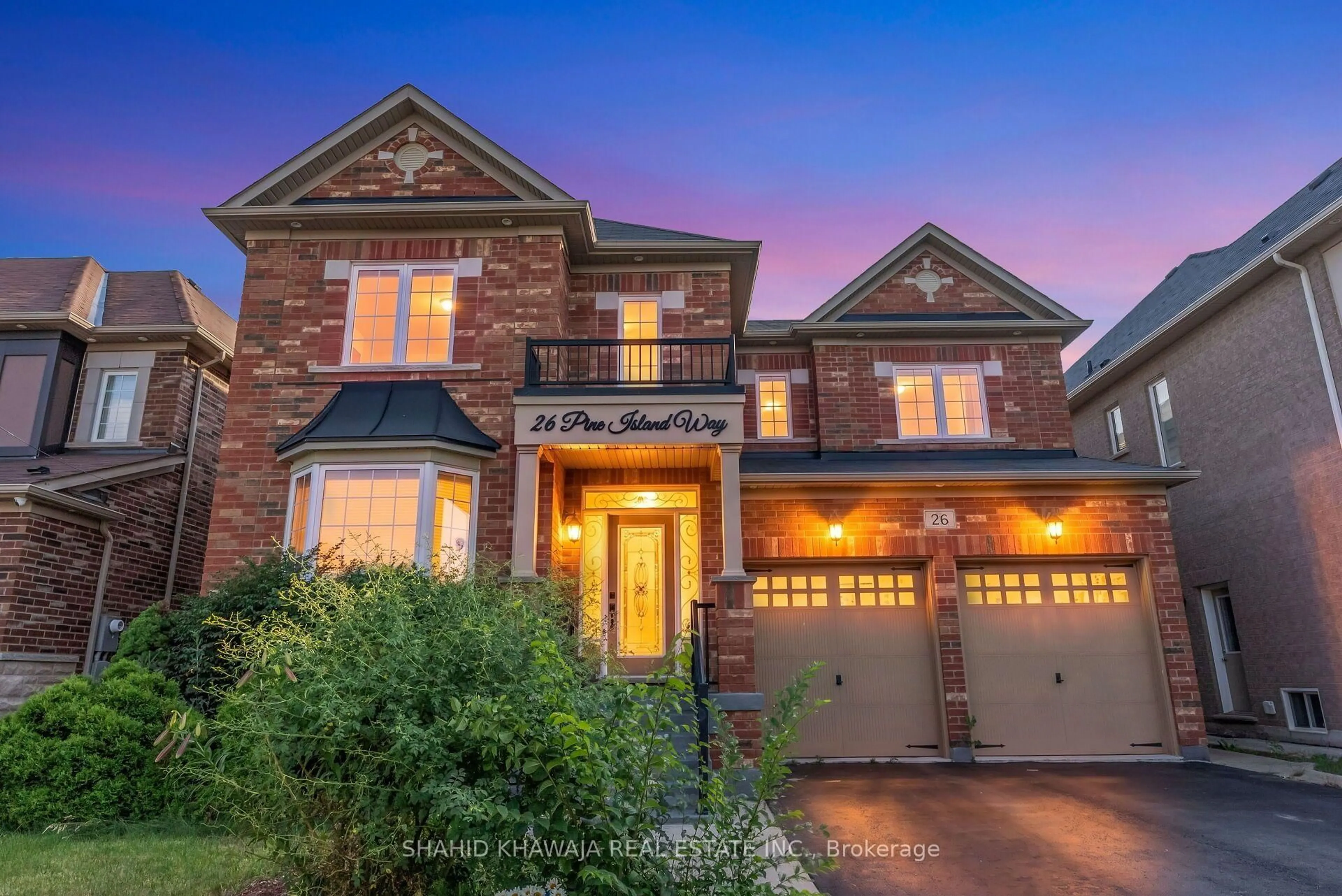 Home with brick exterior material, street for 26 Pine Island Way, Brampton Ontario L6X 0Z6